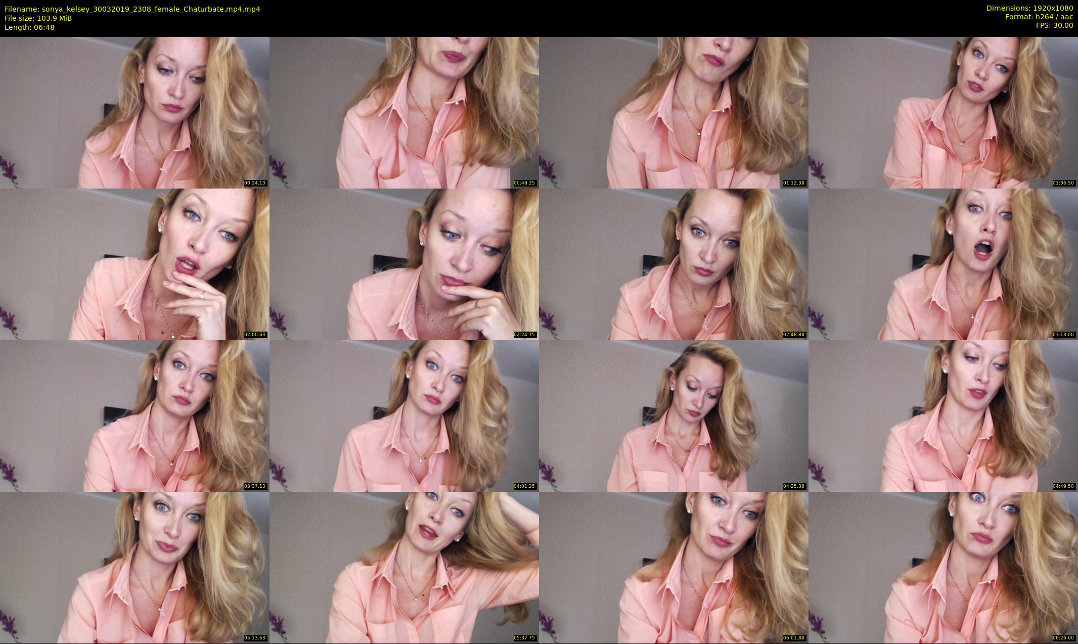sonya_kelsey — 7 minute Chaturbate female cam show recording, 1080p, Mar 30, 2019