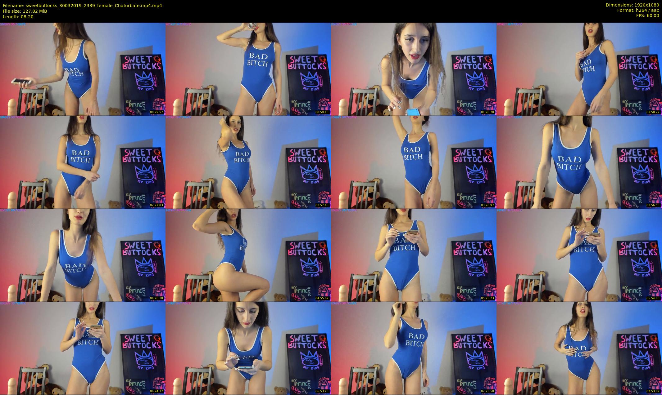 sweetbuttocks — 9 minute Chaturbate female cam show recording, 1080p, Mar 30, 2019
