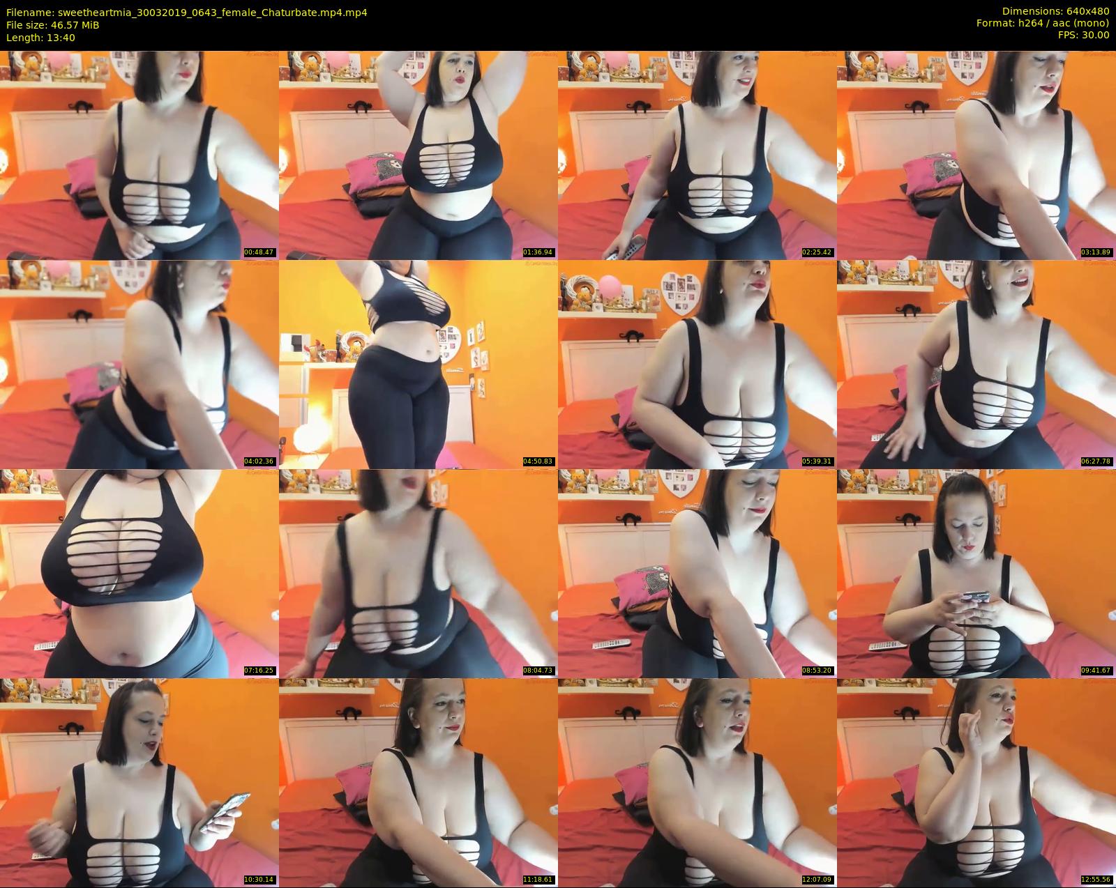 sweetheartmia — 14 minute Chaturbate female cam show recording, 480p, Mar 30, 2019