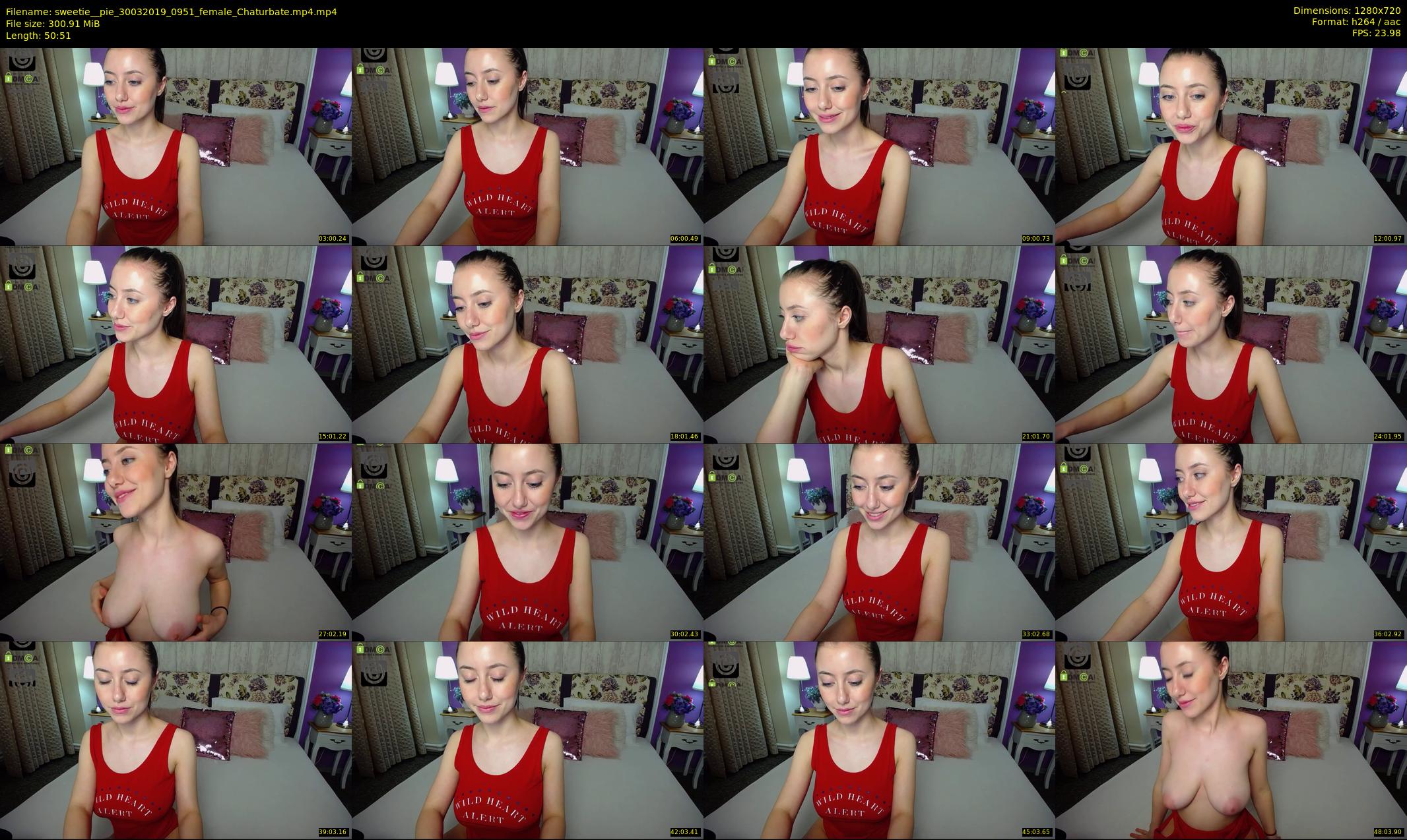 sweetie__pie — 51 minute Chaturbate female cam show recording, 720p, Mar 30, 2019