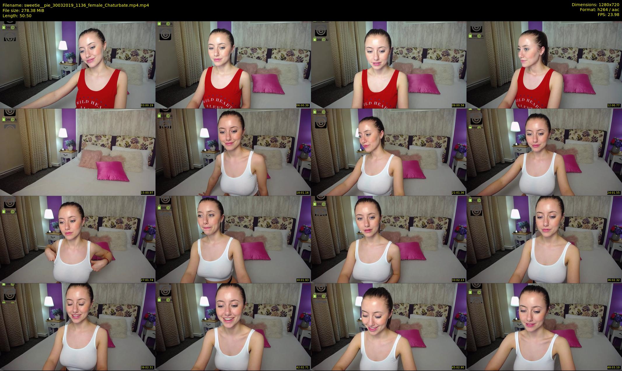 sweetie__pie — 51 minute Chaturbate female cam show recording, 720p, Mar 30, 2019