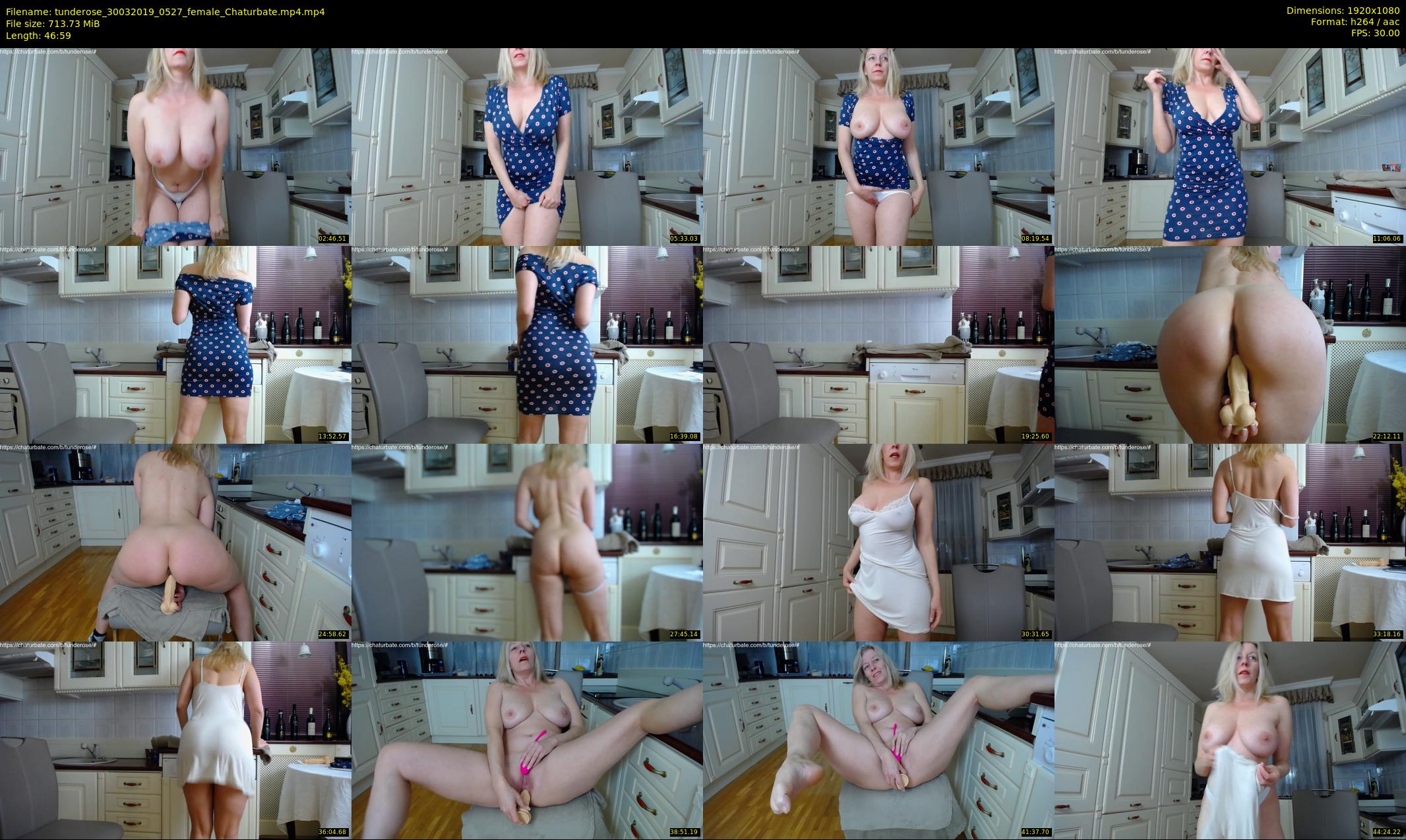 tunderose — 47 minute Chaturbate female cam show recording, 1080p, Mar 30, 2019