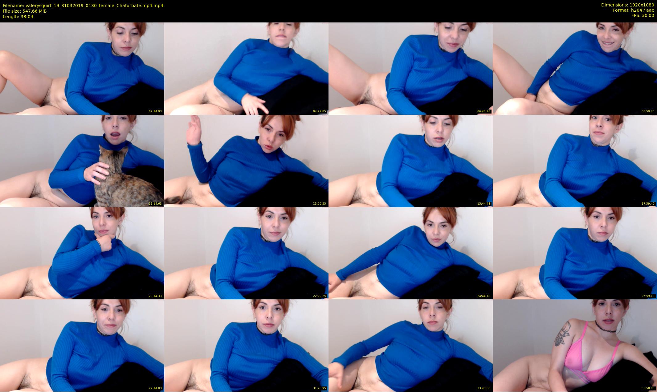 valerysquirt_19 — 39 minute Chaturbate female cam show recording, 1080p, Mar 31, 2019