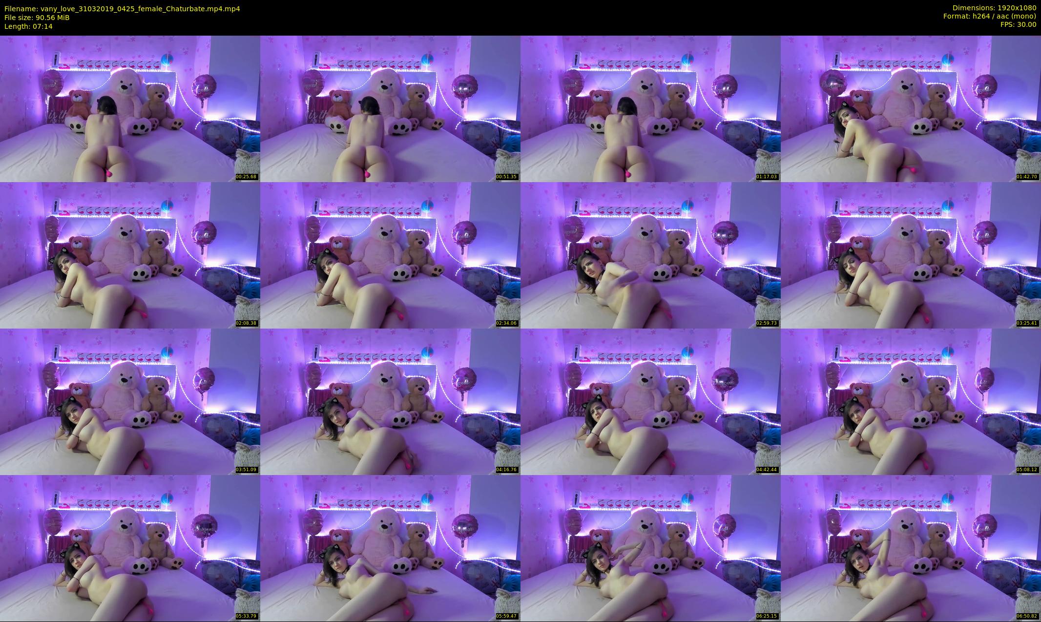 vany_love — 8 minute Chaturbate female cam show recording, 1080p, Mar 31, 2019