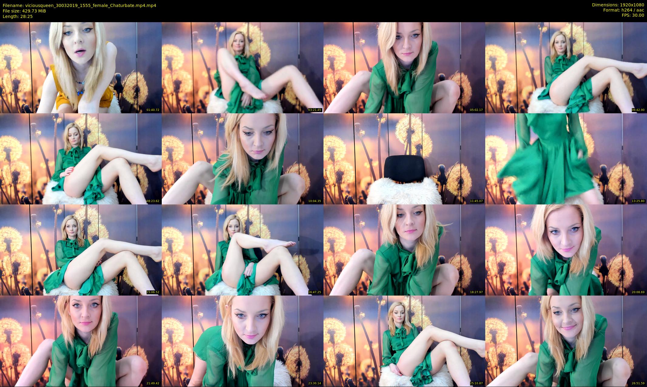 viciousqueen — 29 minute Chaturbate female cam show recording, 1080p, Mar 30, 2019