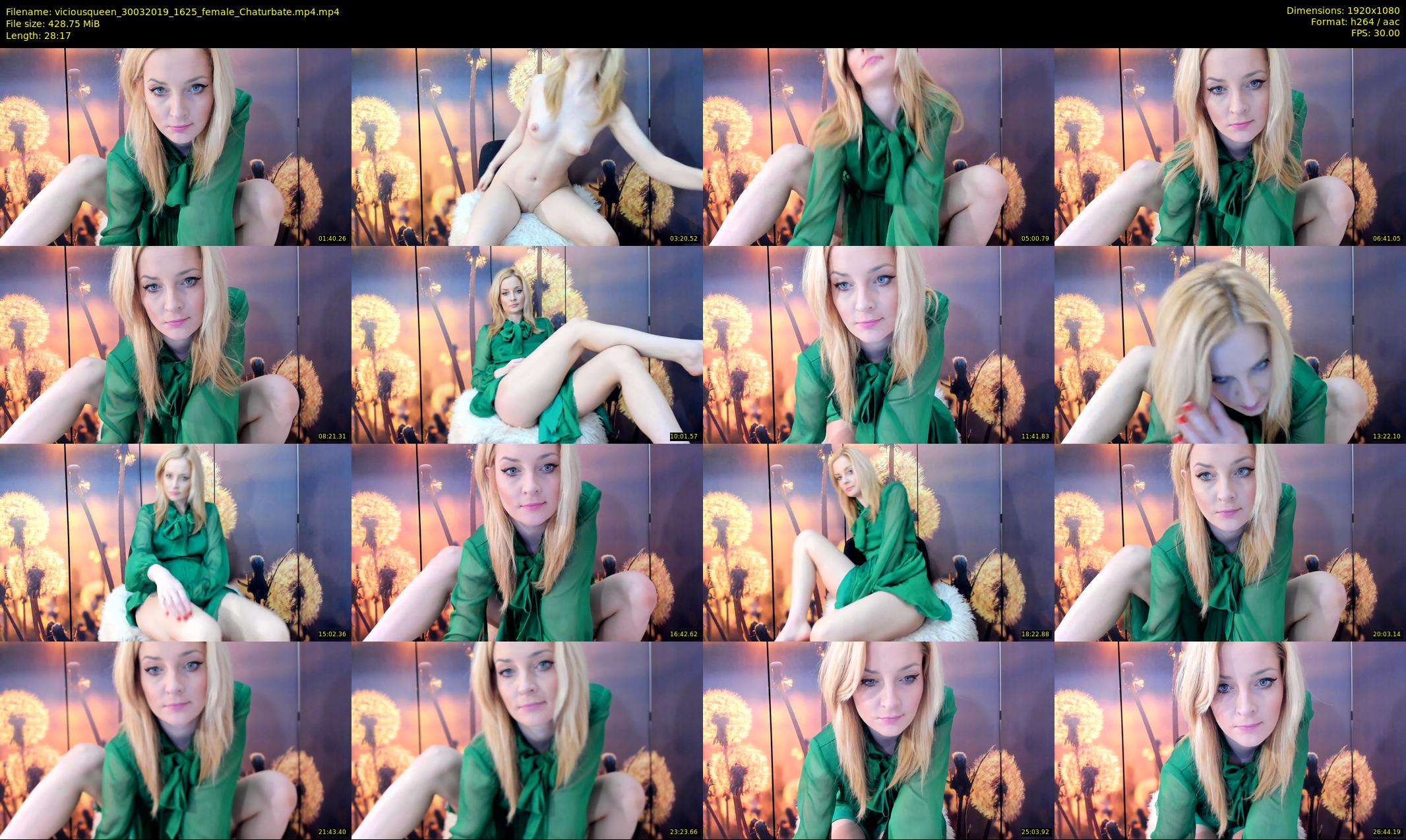 viciousqueen — 29 minute Chaturbate female cam show recording, 1080p, Mar 30, 2019
