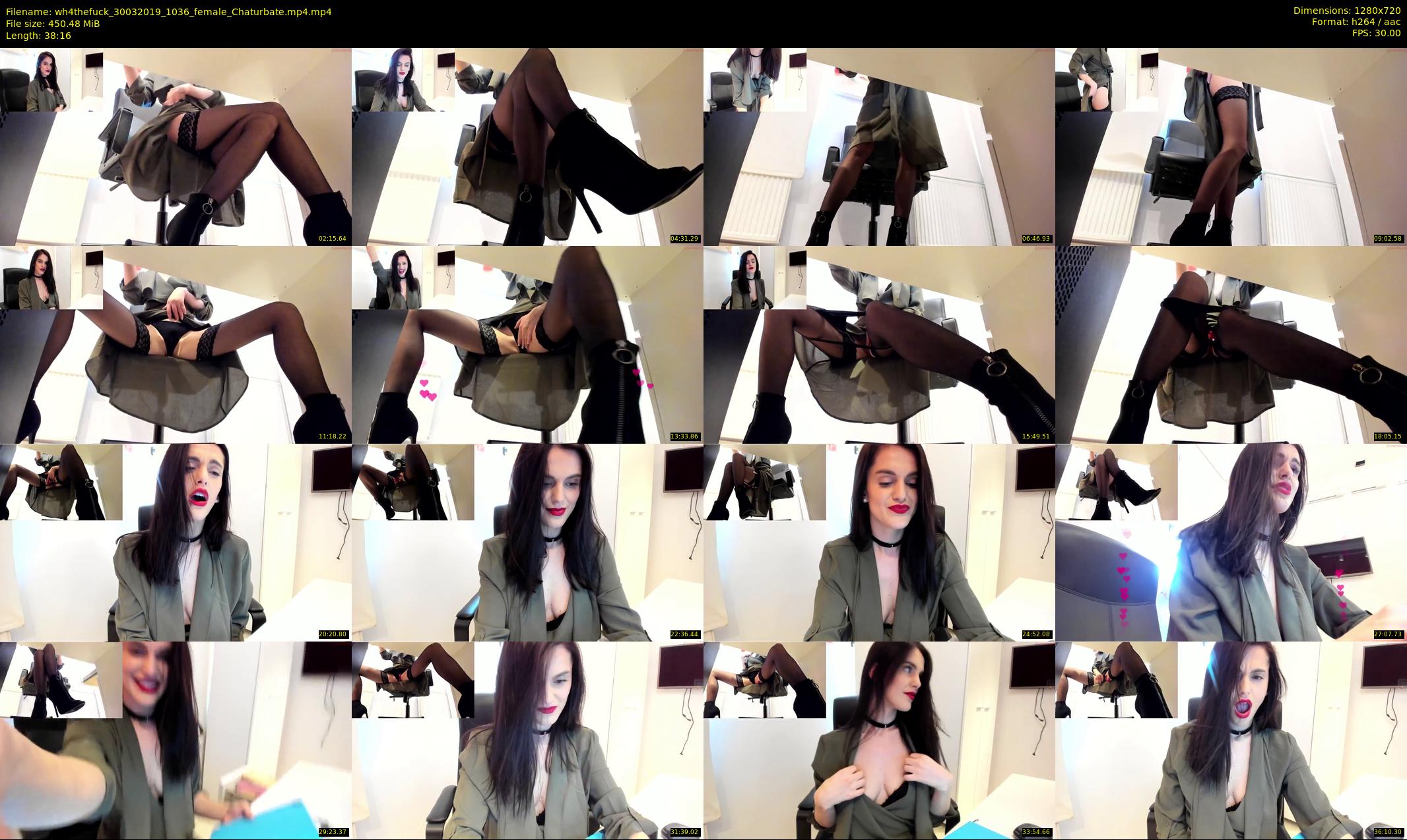 wh4thefuck — 39 minute Chaturbate female cam show recording, 720p, Mar 30, 2019