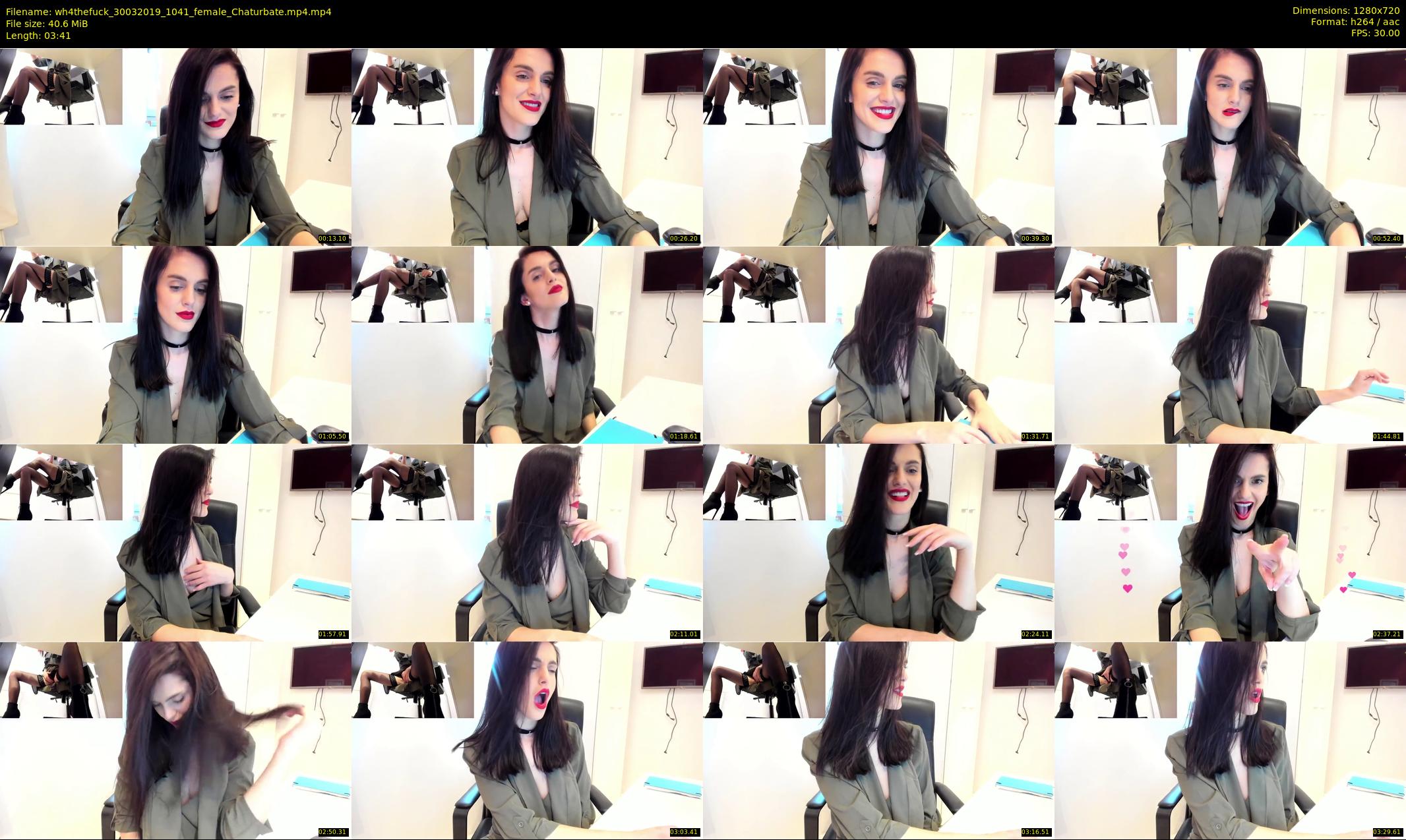 wh4thefuck — 4 minute Chaturbate female cam show recording, 720p, Mar 30, 2019