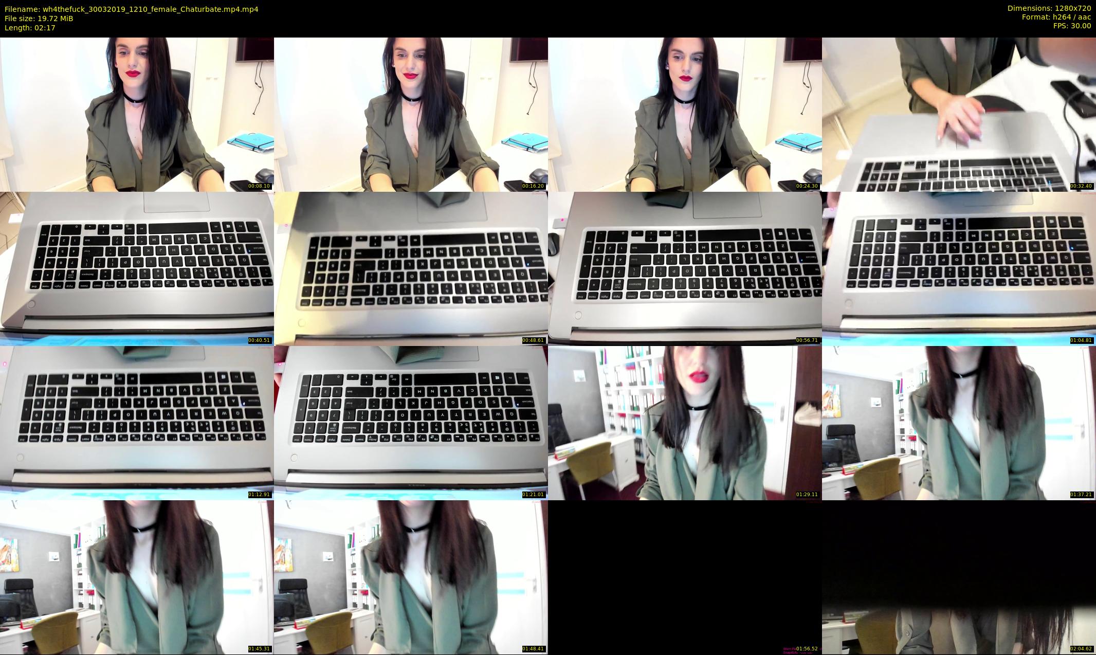 wh4thefuck — 3 minute Chaturbate female cam show recording, 720p, Mar 30, 2019