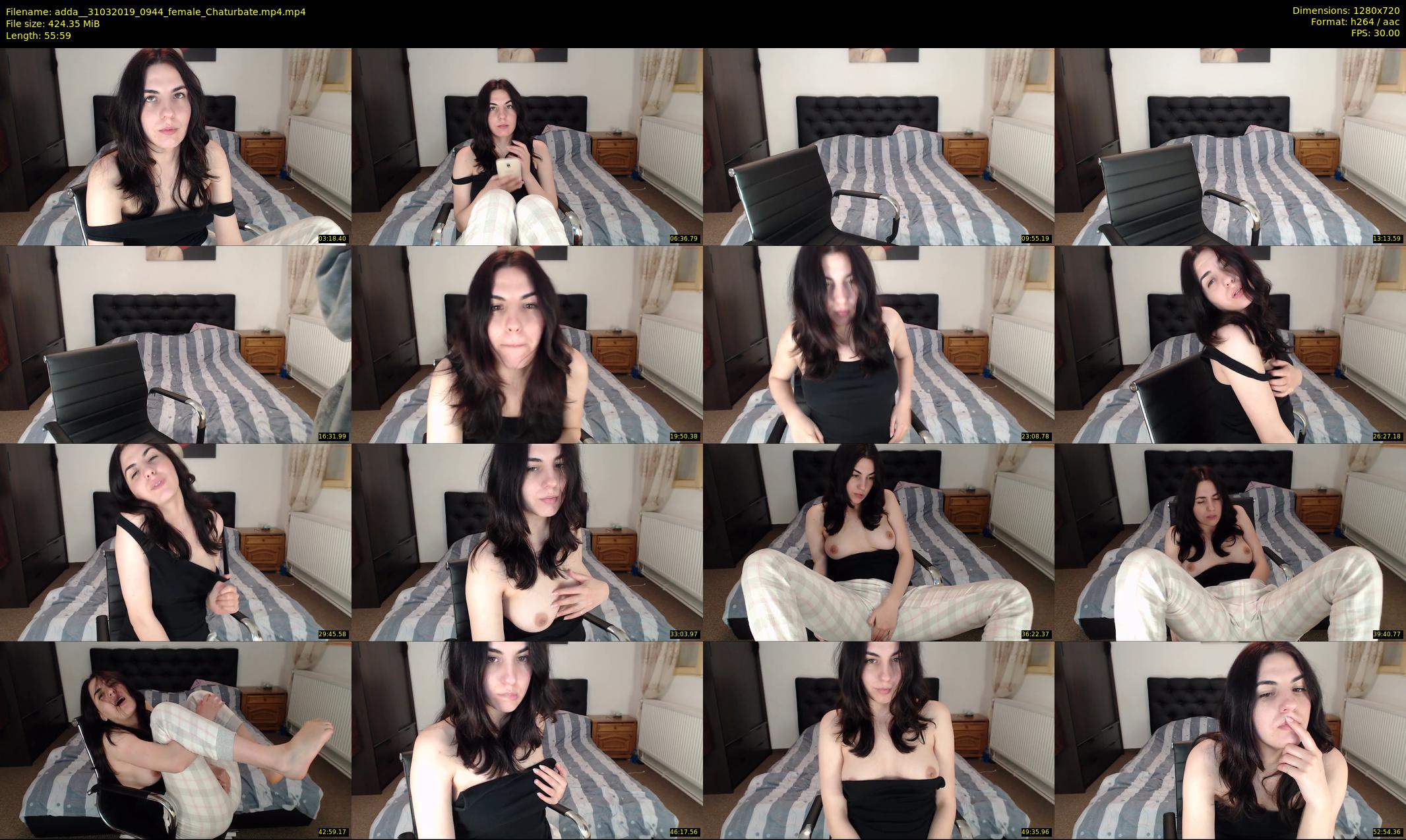 adda_ — 56 minute Chaturbate female cam show recording, 720p, Mar 31, 2019
