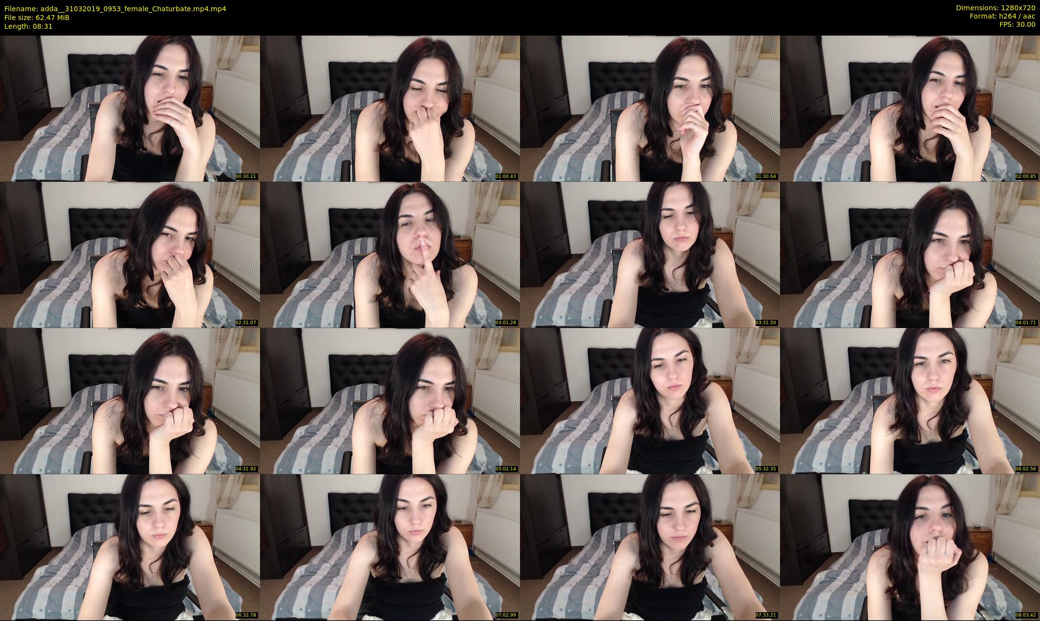 adda_ — 9 minute Chaturbate female cam show recording, 720p, Mar 31, 2019