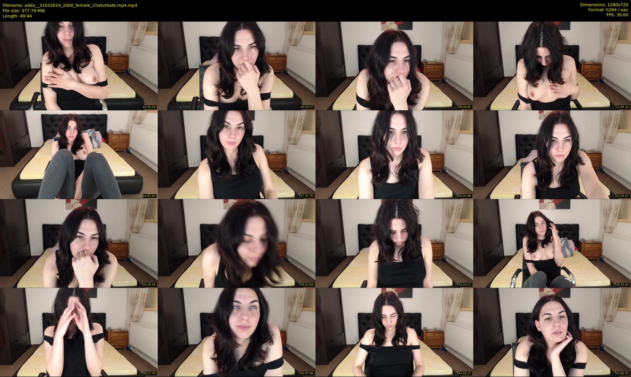 adda_ — 50 minute Chaturbate female cam show recording, 720p, Mar 31, 2019