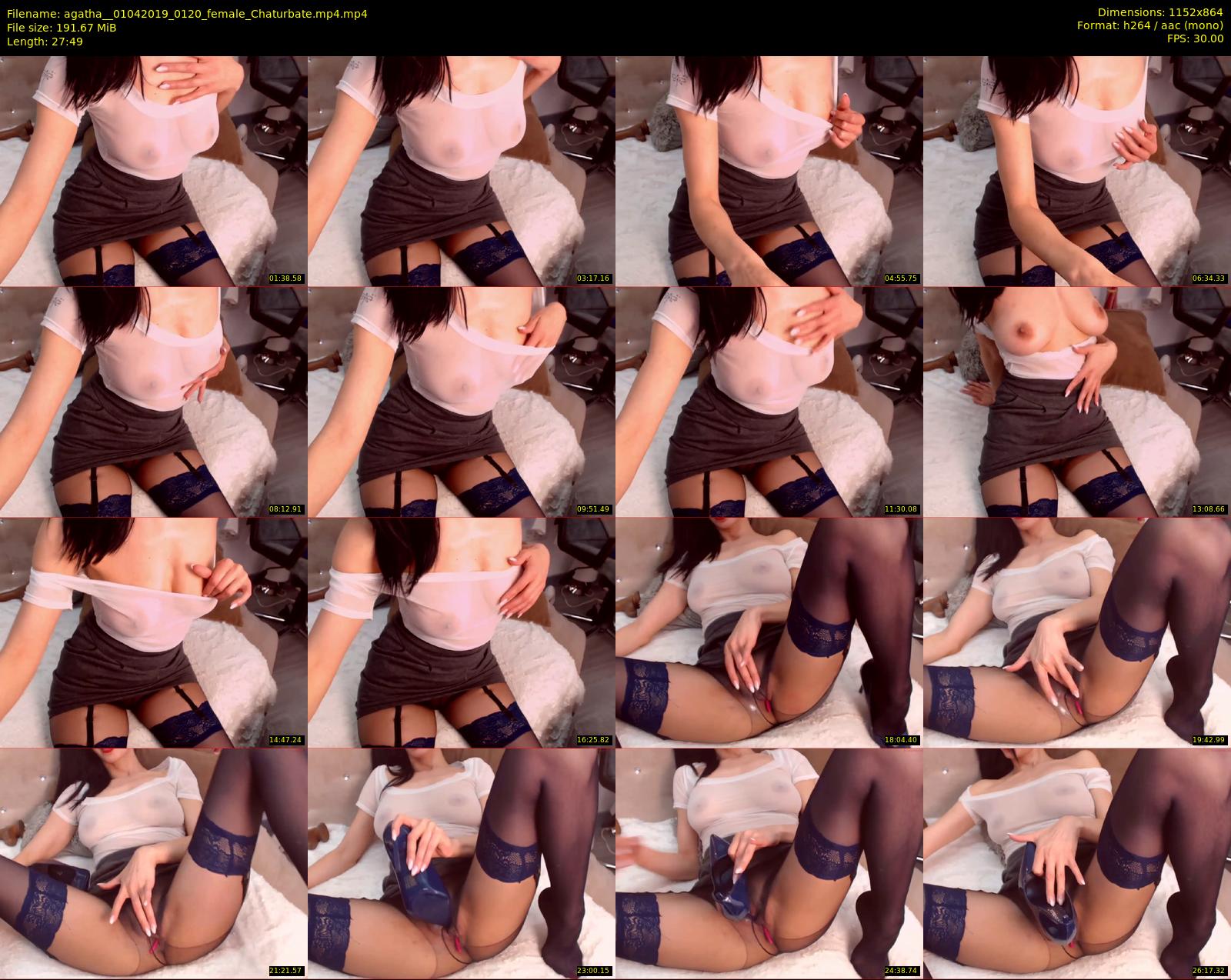 agatha_ — 28 minute Chaturbate female cam show recording, 720p, Apr 1, 2019