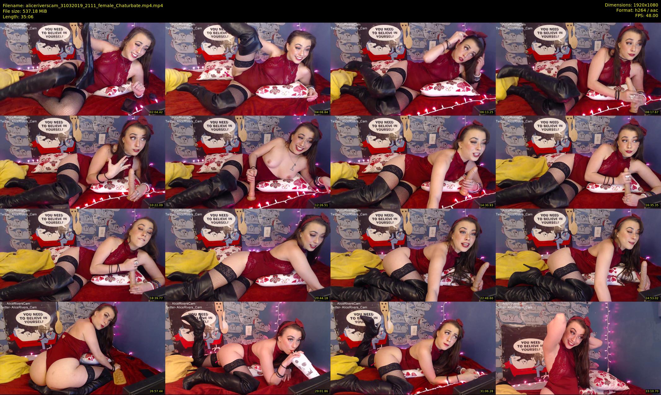 aliceriverscam — 36 minute Chaturbate female cam show recording, 1080p, Mar 31, 2019