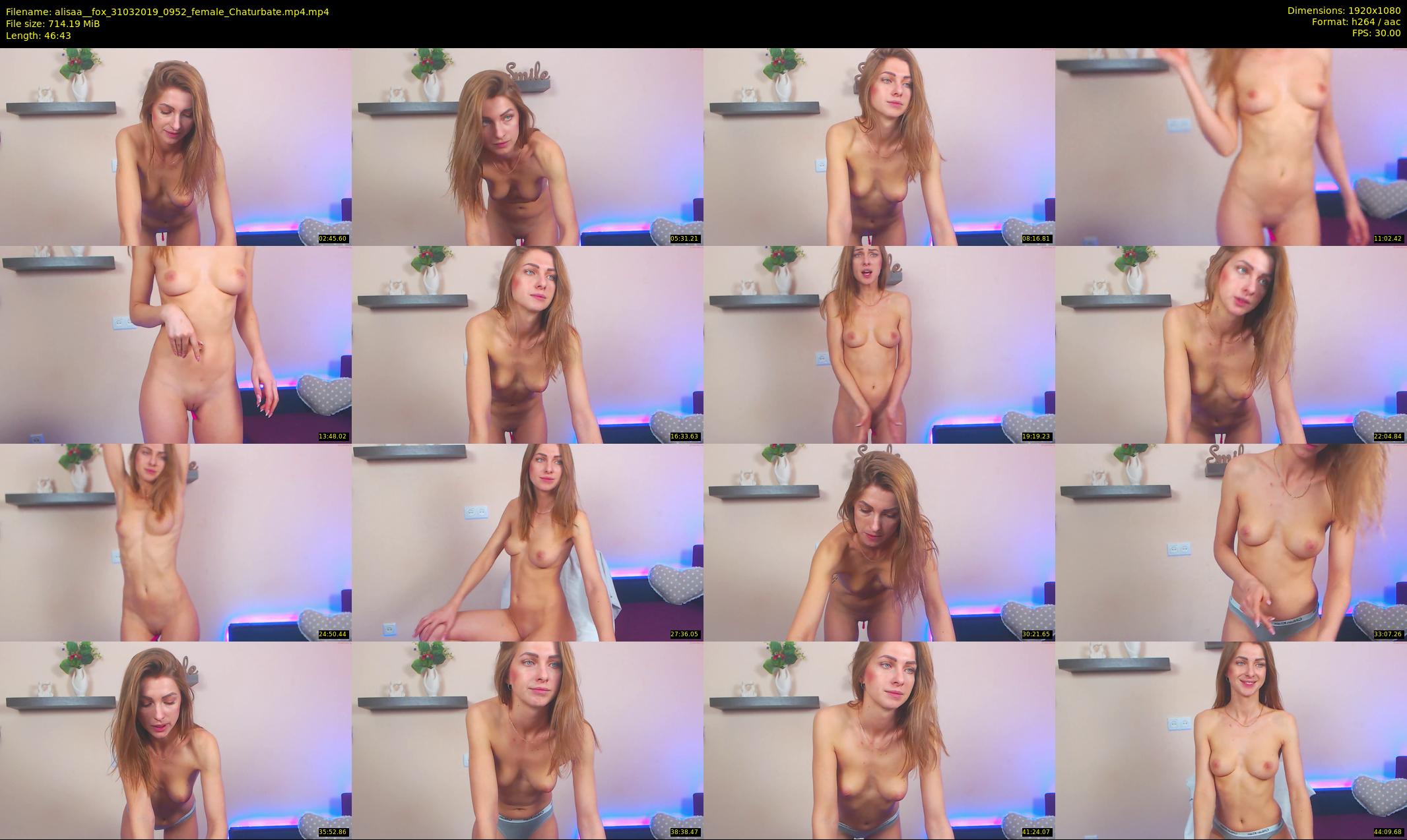 alisaa__fox — 47 minute Chaturbate female cam show recording, 1080p, Mar 31, 2019