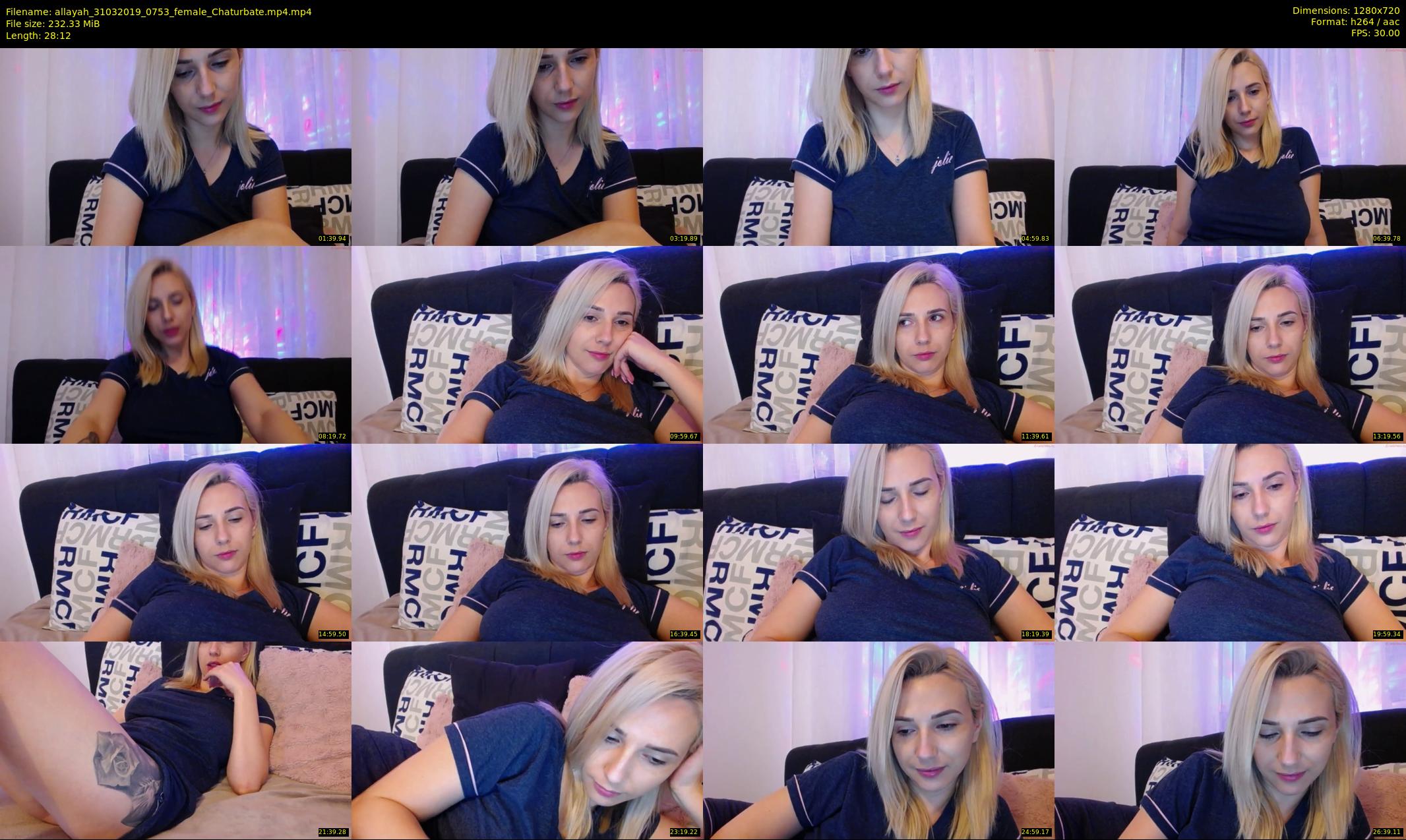 allayah — 29 minute Chaturbate female cam show recording, 720p, Mar 31, 2019