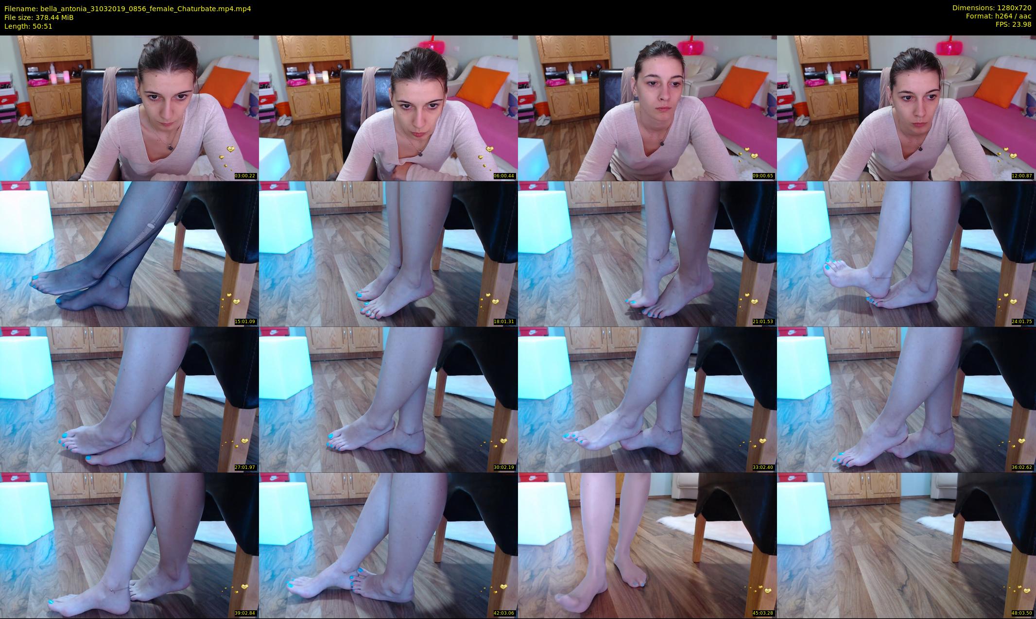 bella_antonia — 51 minute Chaturbate female cam show recording, 720p, Mar 31, 2019