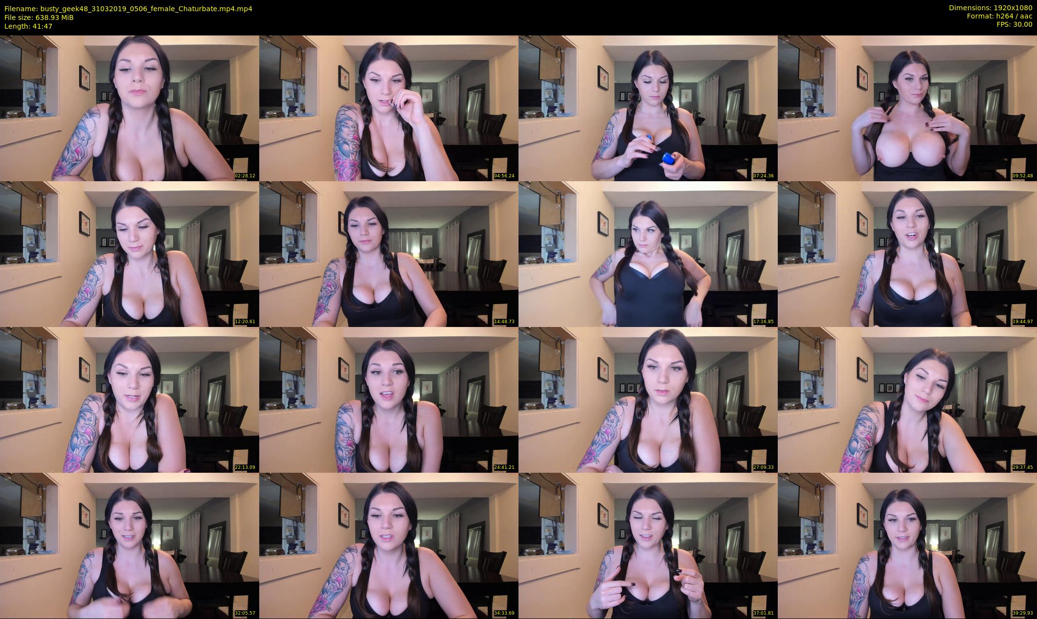 busty_geek48 — 42 minute Chaturbate female cam show recording, 1080p, Mar 31, 2019