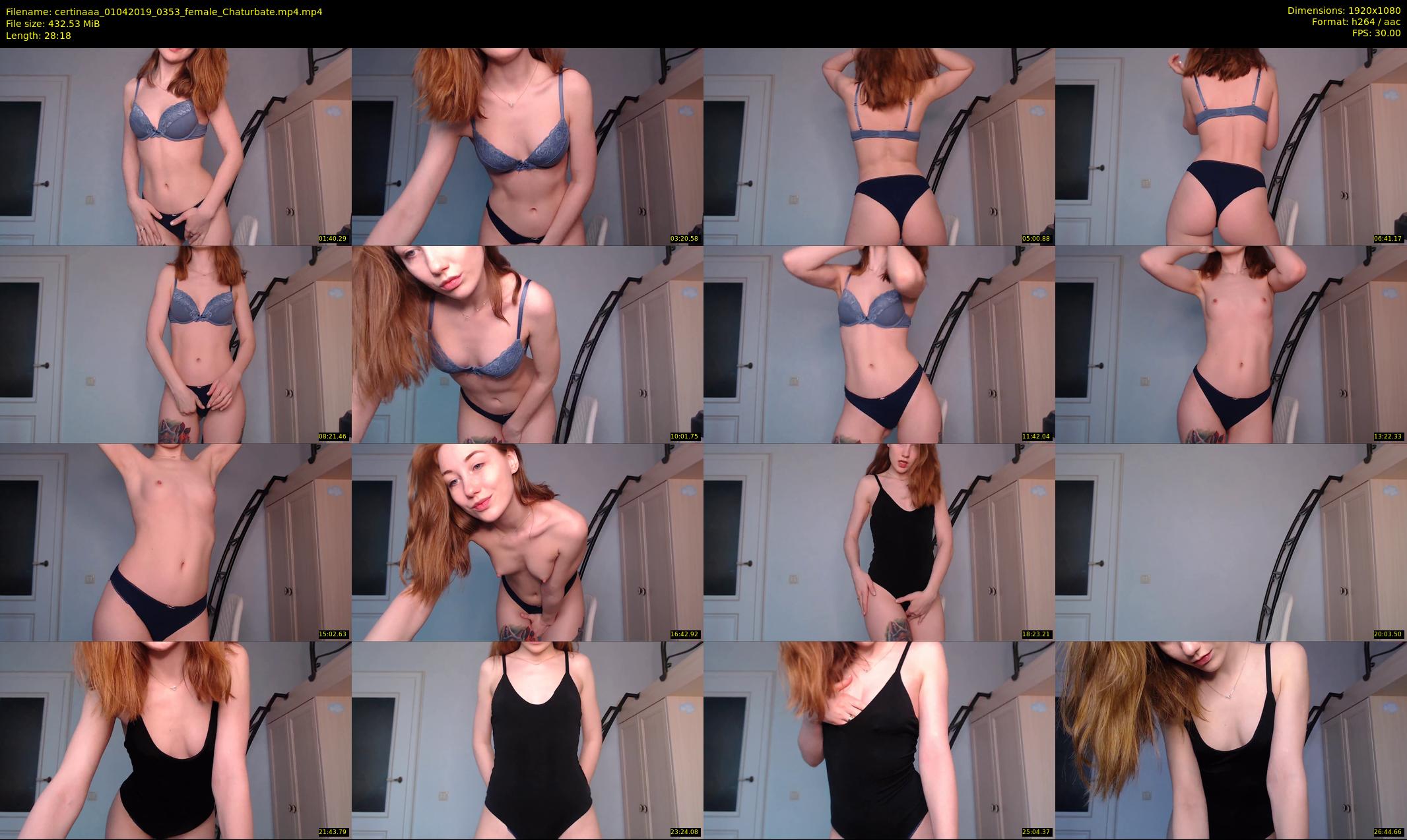 certinaaa — 29 minute Chaturbate female cam show recording, 1080p, Apr 1, 2019