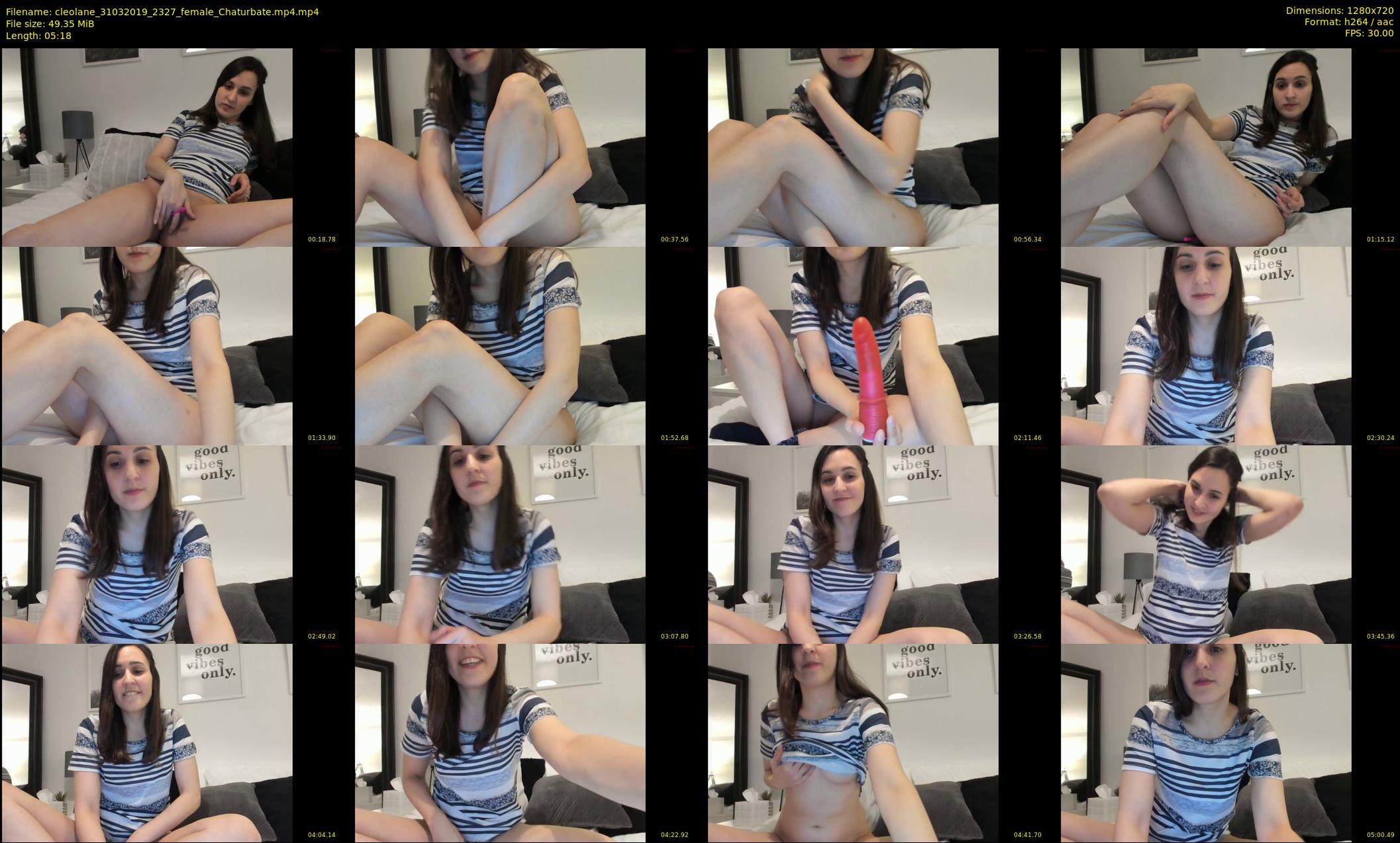 cleolane — 6 minute Chaturbate female cam show recording, 720p, Mar 31, 2019