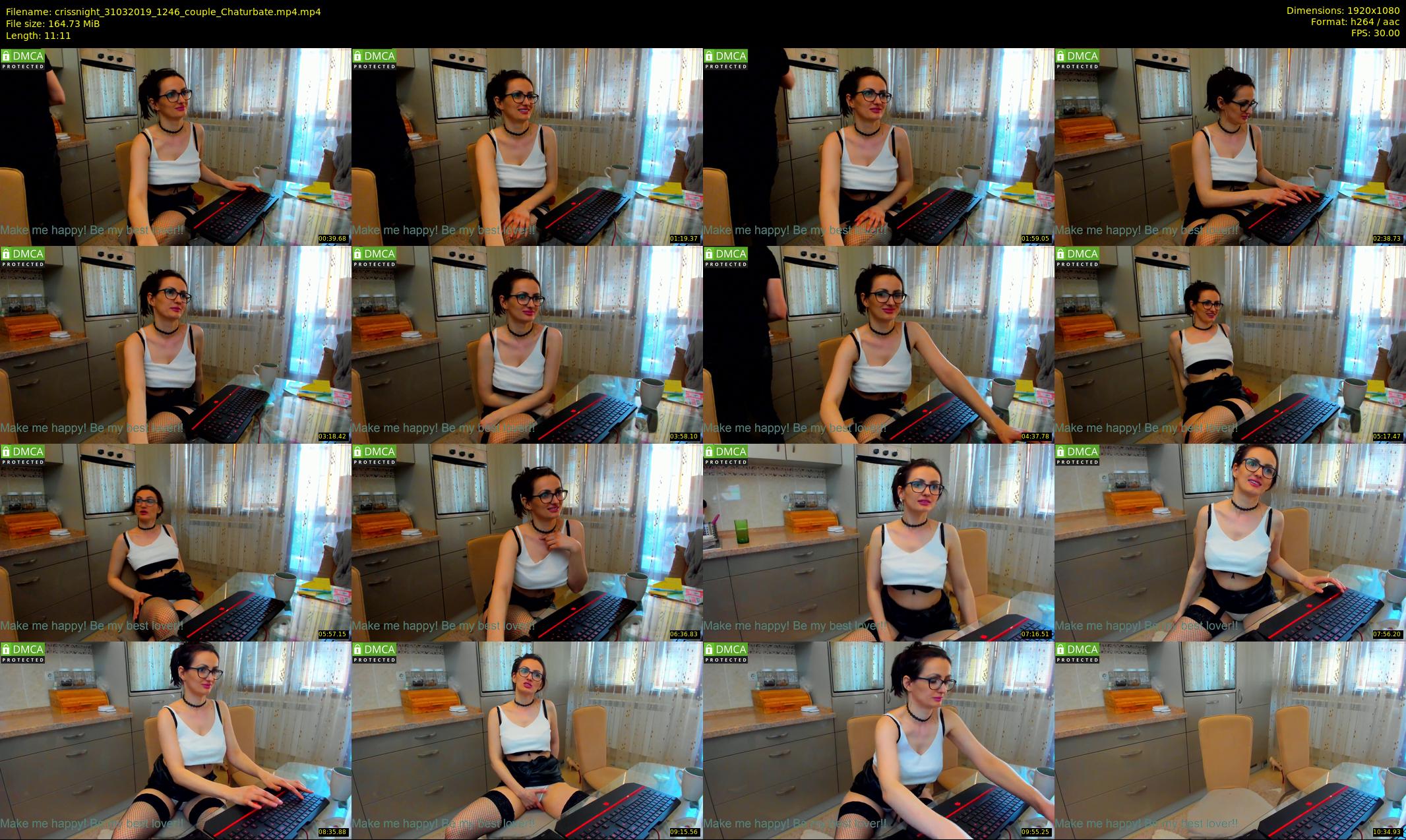 crissnight — 12 minute Chaturbate female cam show recording, 1080p, Mar 31, 2019