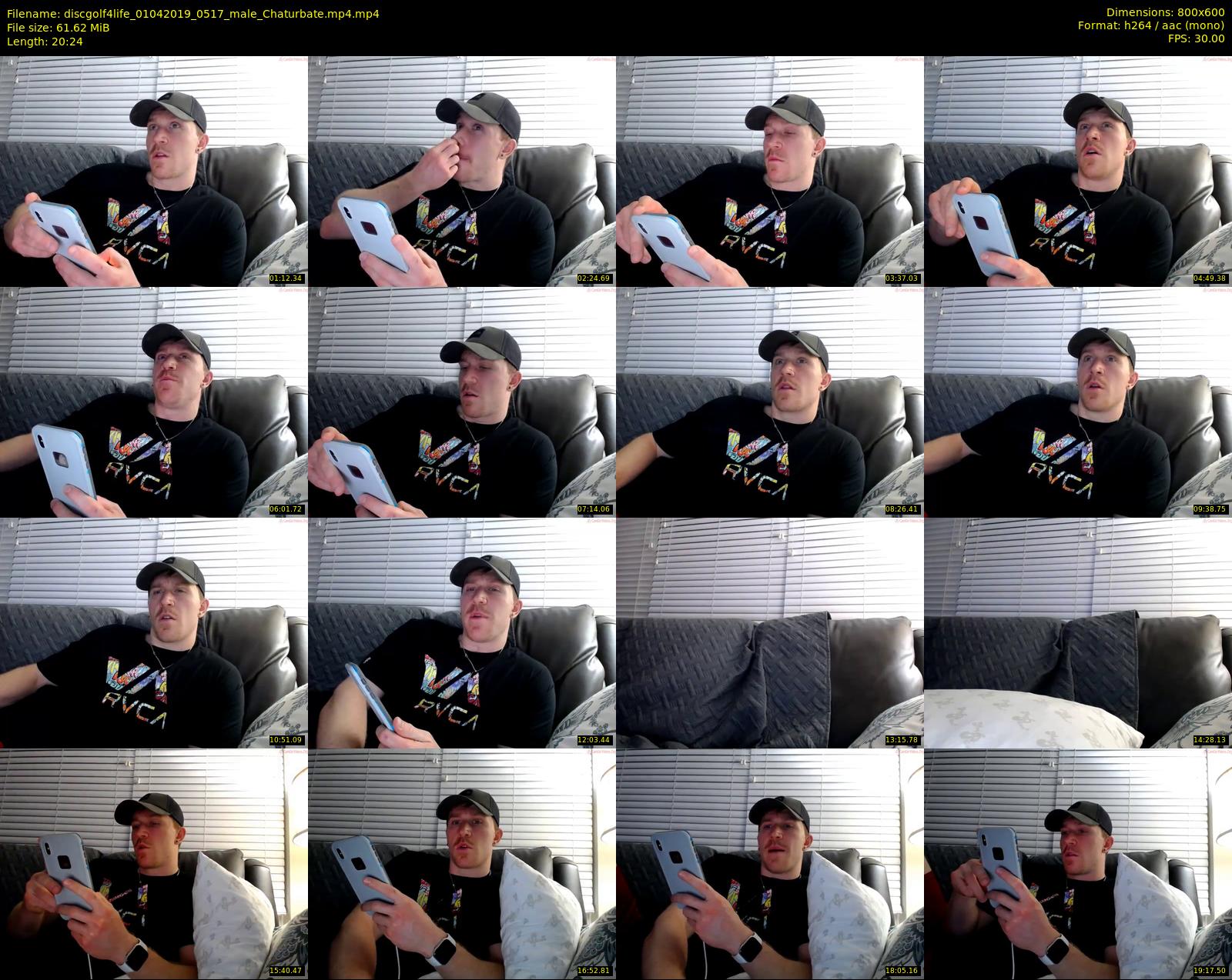 discgolf4life — 21 minute Chaturbate male cam show recording, 480p, Apr 1, 2019