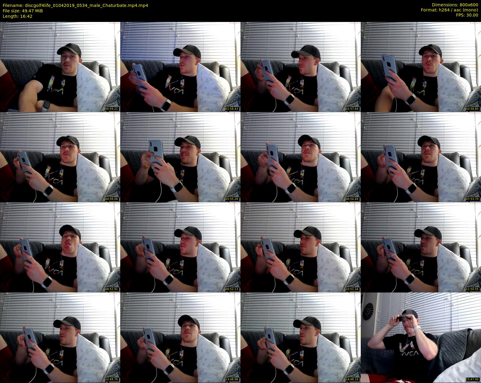 discgolf4life — 17 minute Chaturbate male cam show recording, 480p, Apr 1, 2019