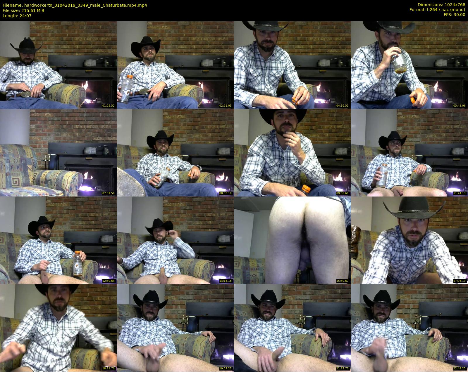 hardworkertn — 25 minute Chaturbate male cam show recording, 720p, Apr 1, 2019