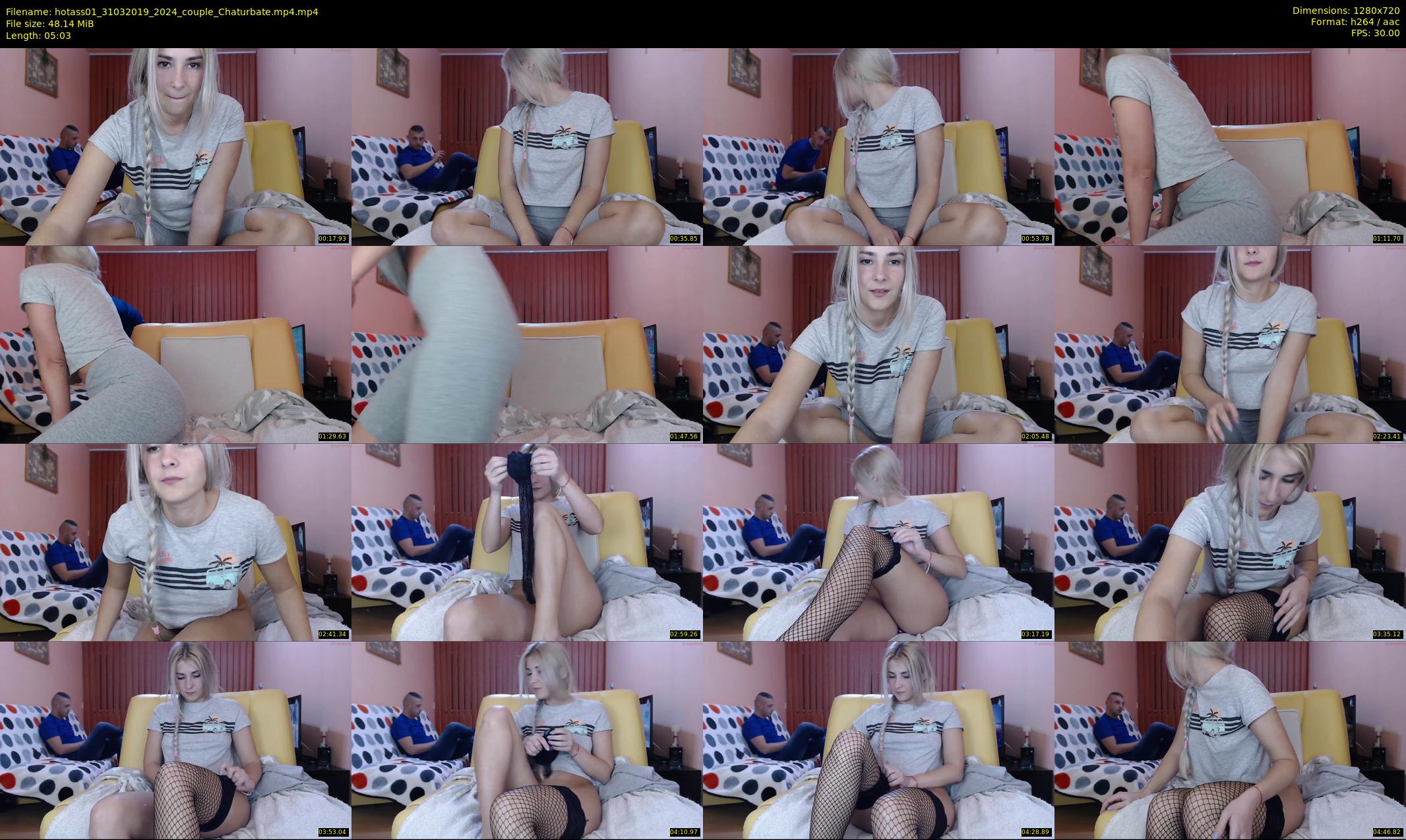 hotass01 — 6 minute Chaturbate couple cam show recording, 720p, Mar 31, 2019