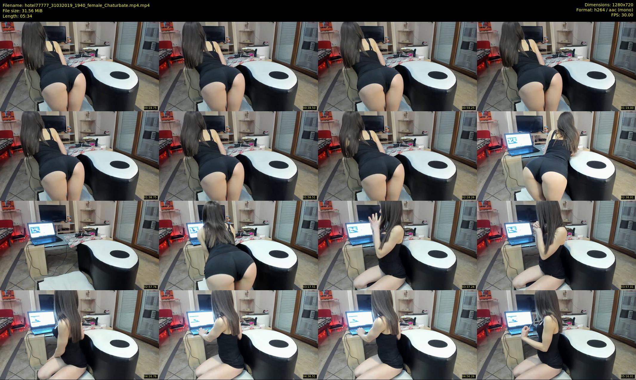 hotel77777 — 6 minute Chaturbate female cam show recording, 720p, Mar 31, 2019