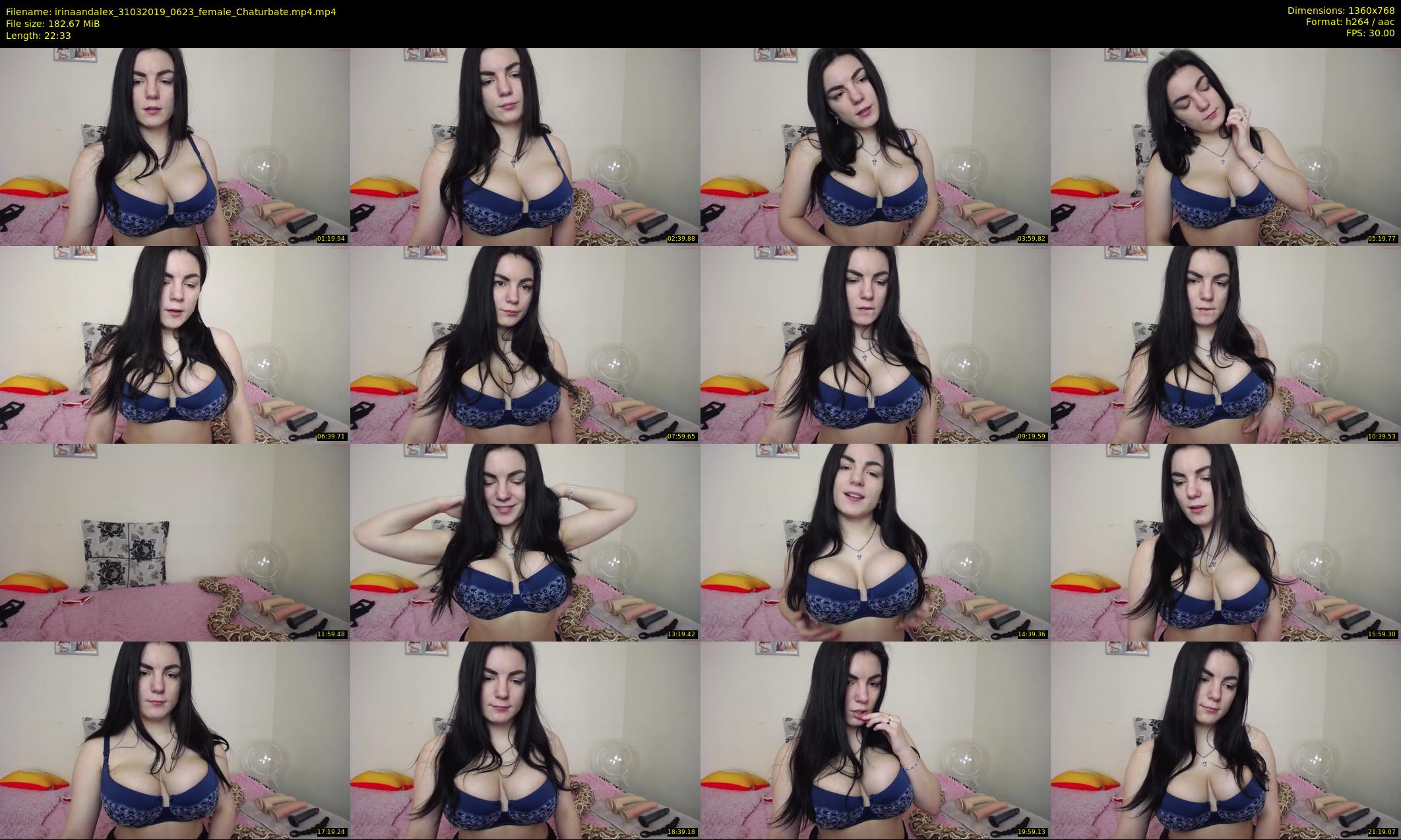 irinaandalex — 23 minute Chaturbate couple cam show recording, 720p, Mar 31, 2019