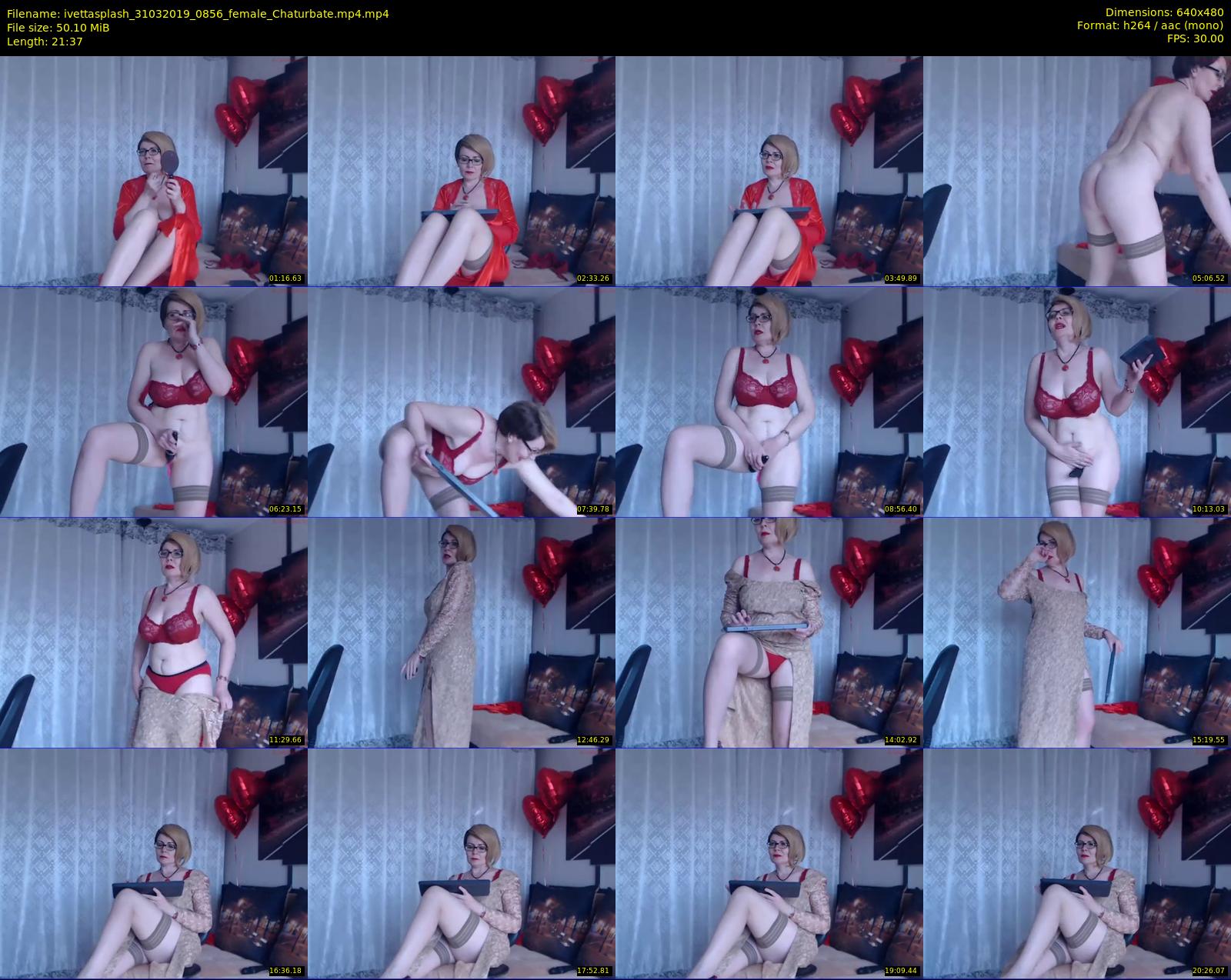 ivettasplash — 22 minute Chaturbate female cam show recording, 480p, Mar 31, 2019
