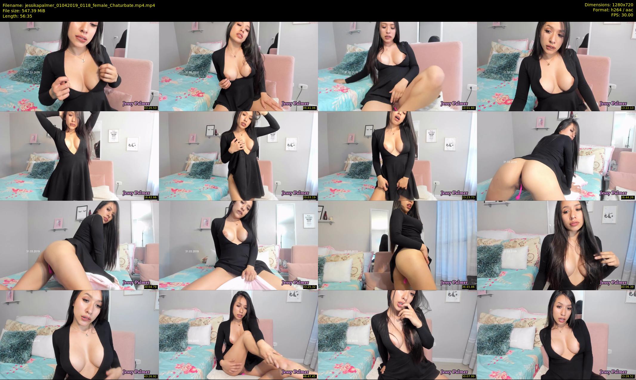 jessikapalmer — 57 minute Chaturbate female cam show recording, 720p, Apr 1, 2019