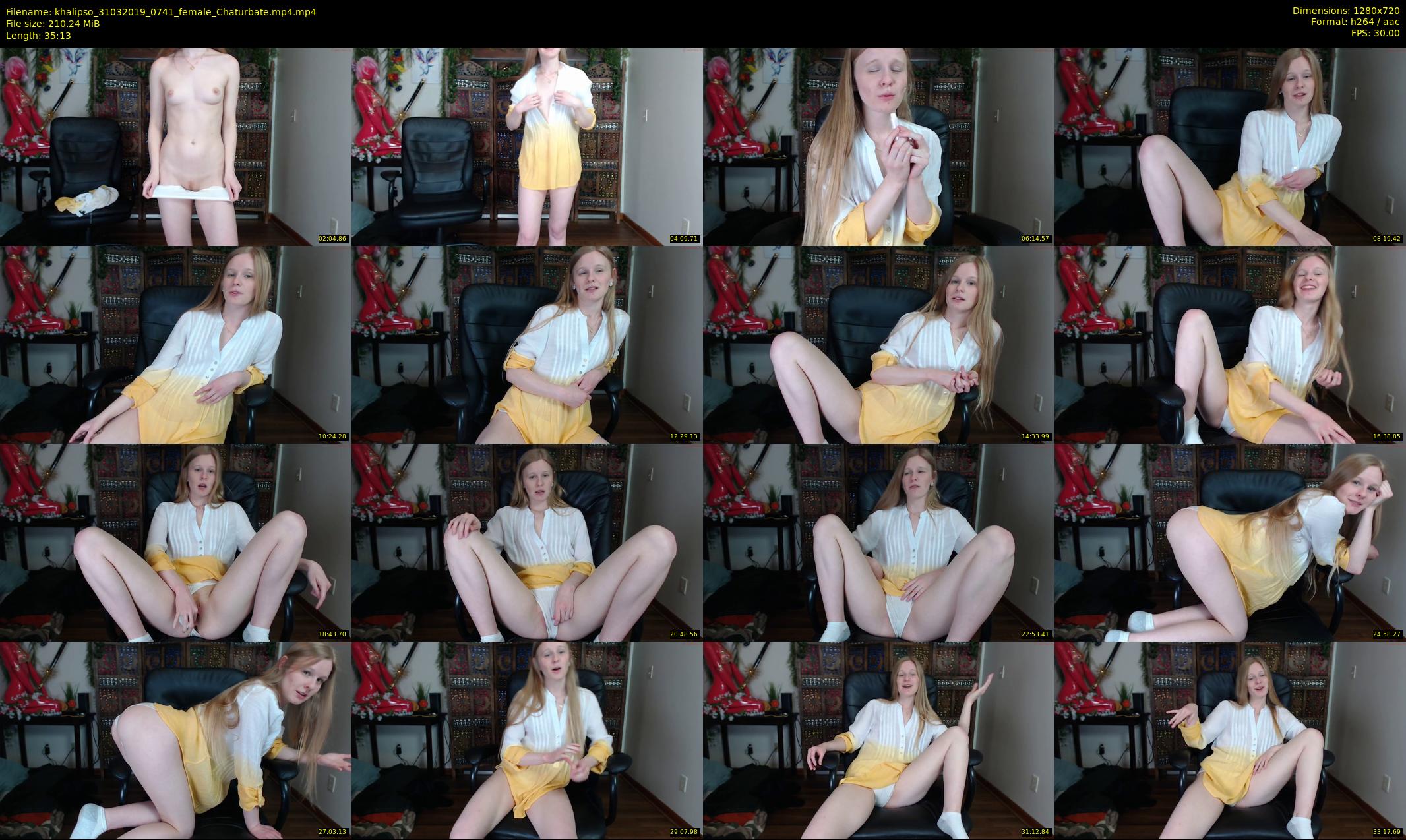 khalipso — 36 minute Chaturbate female cam show recording, 720p, Mar 31, 2019