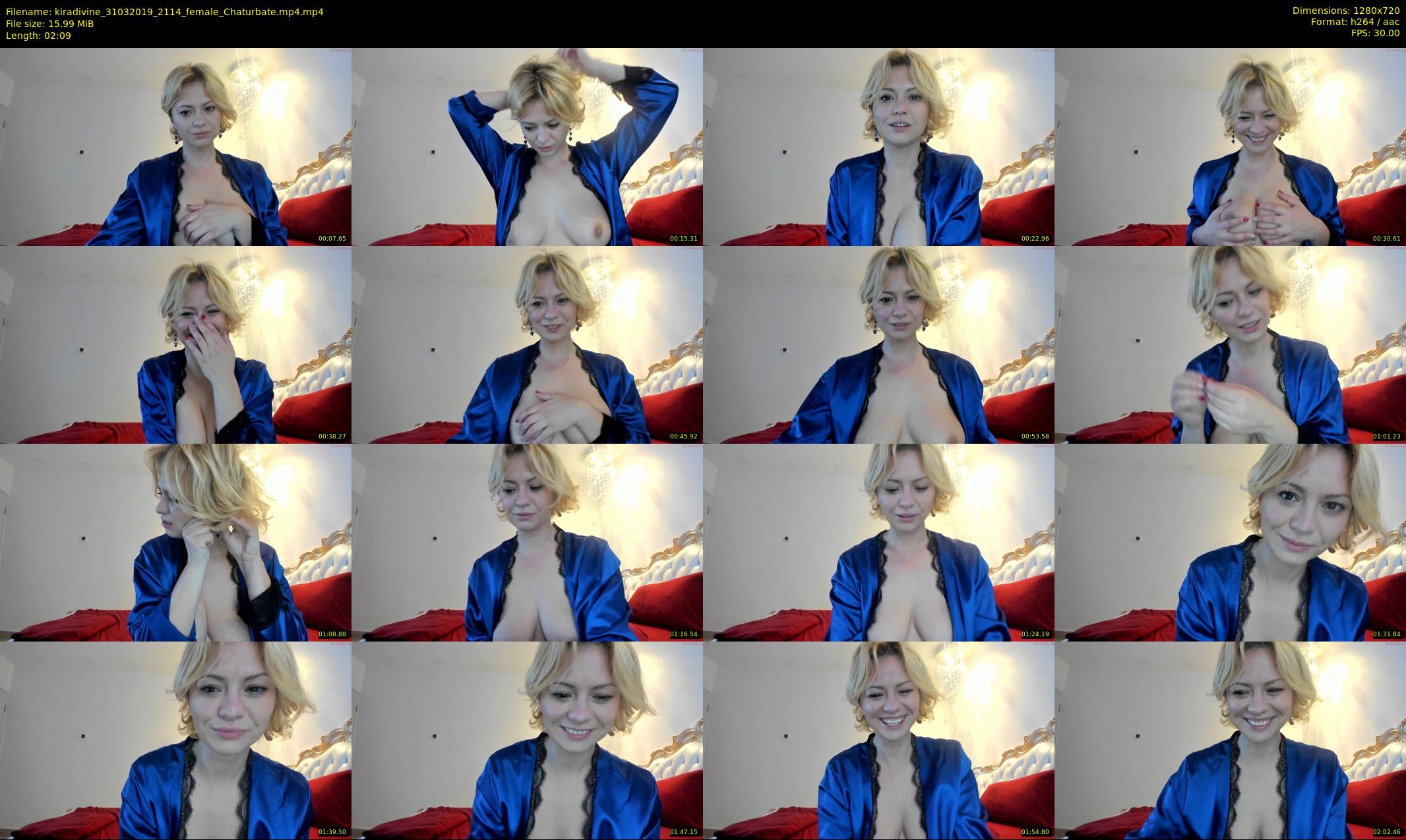 kiradivine — 3 minute Chaturbate female cam show recording, 720p, Mar 31, 2019