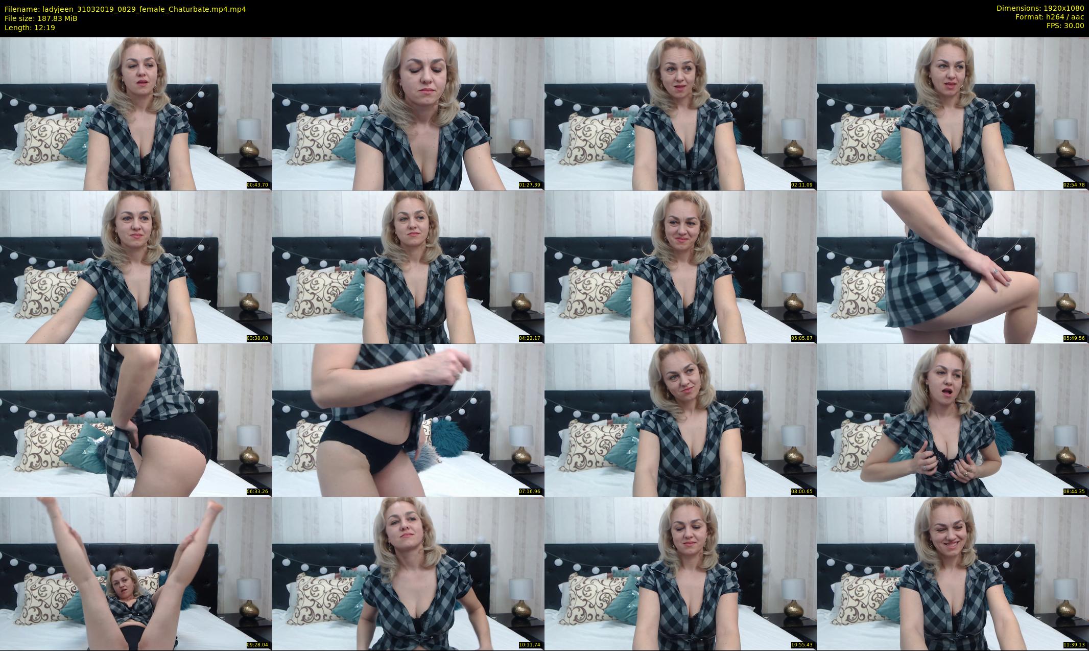 ladyjeen — 13 minute Chaturbate female cam show recording, 1080p, Mar 31, 2019