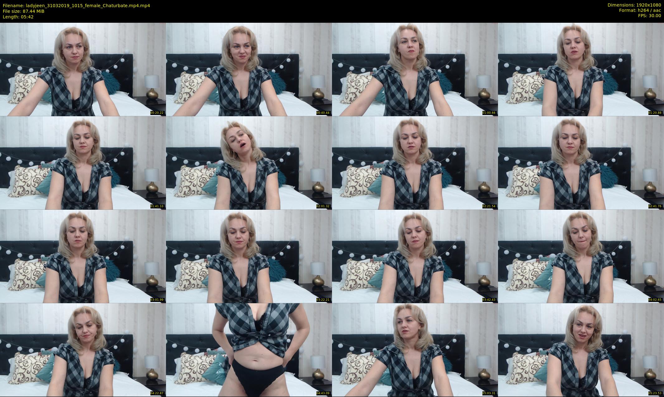 ladyjeen — 6 minute Chaturbate female cam show recording, 1080p, Mar 31, 2019