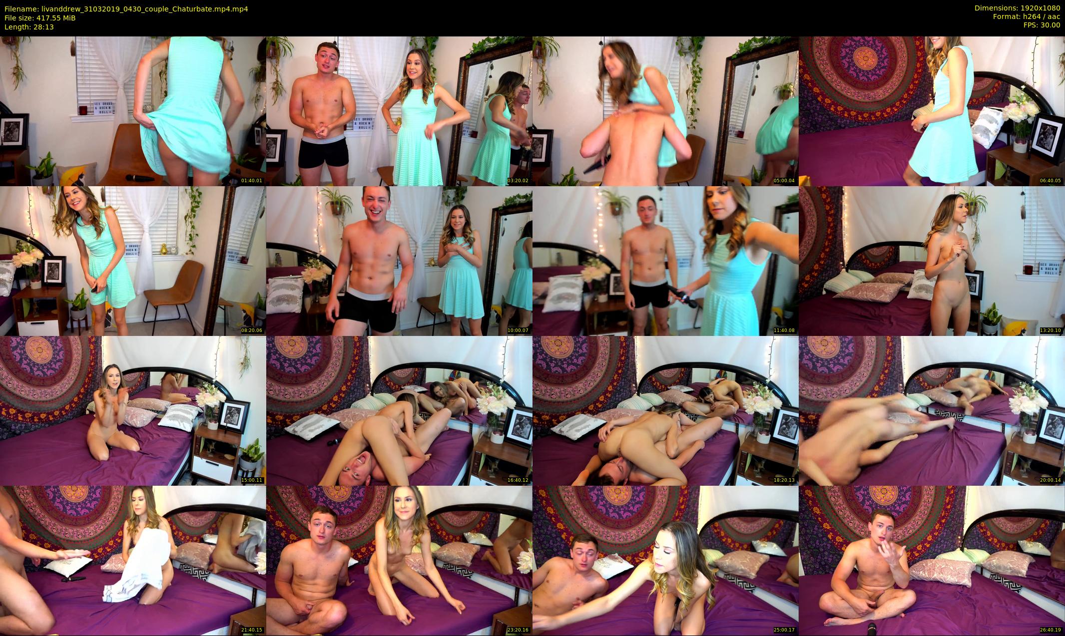 livanddrew — 29 minute Chaturbate couple cam show recording, 1080p, Mar 31, 2019