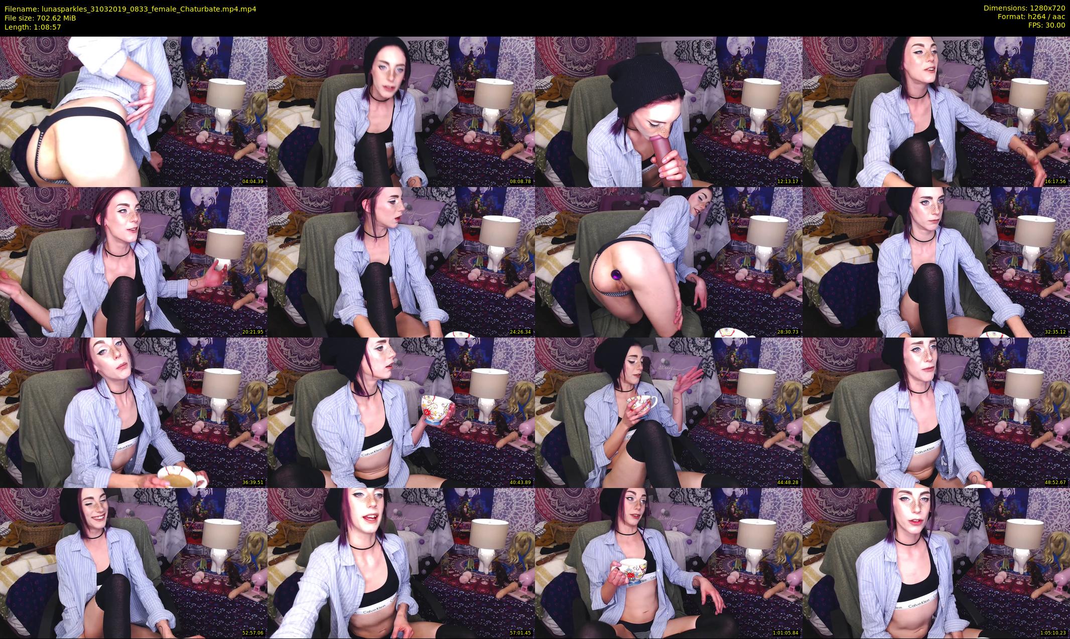 lunasparkles — 69 minute Chaturbate female cam show recording, 720p, Mar 31, 2019