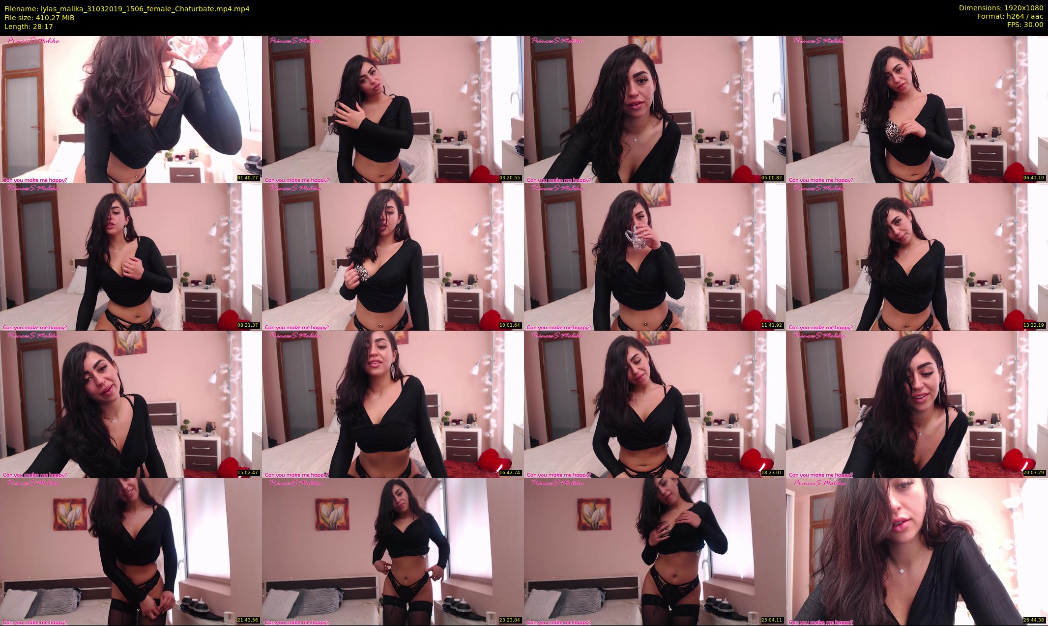 lylas_malika — 29 minute Chaturbate female cam show recording, 1080p, Mar 31, 2019