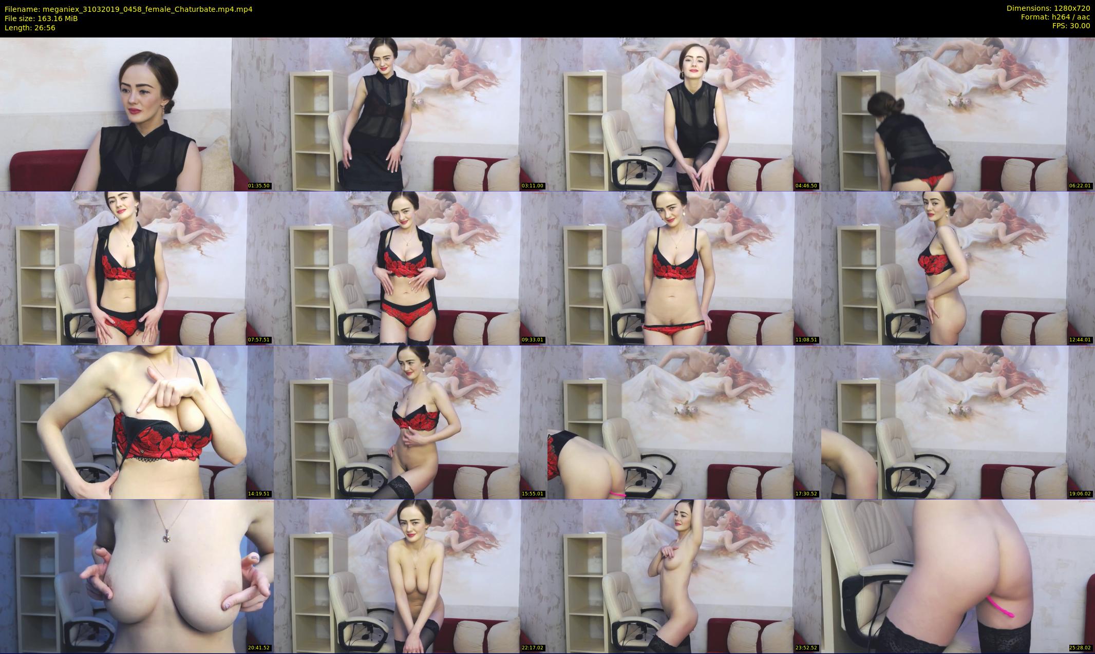 meganiex — 27 minute Chaturbate female cam show recording, 720p, Mar 31, 2019
