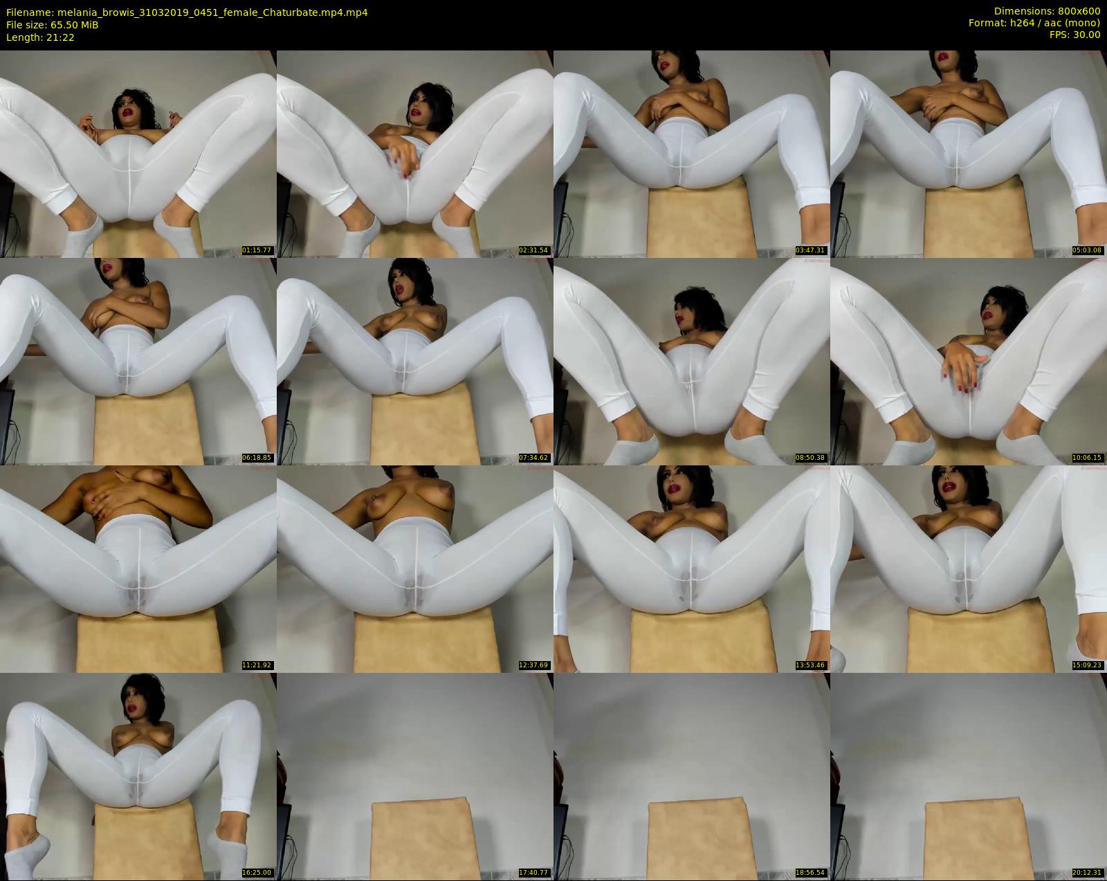 melania_browis — 22 minute Chaturbate female cam show recording, 480p, Mar 31, 2019