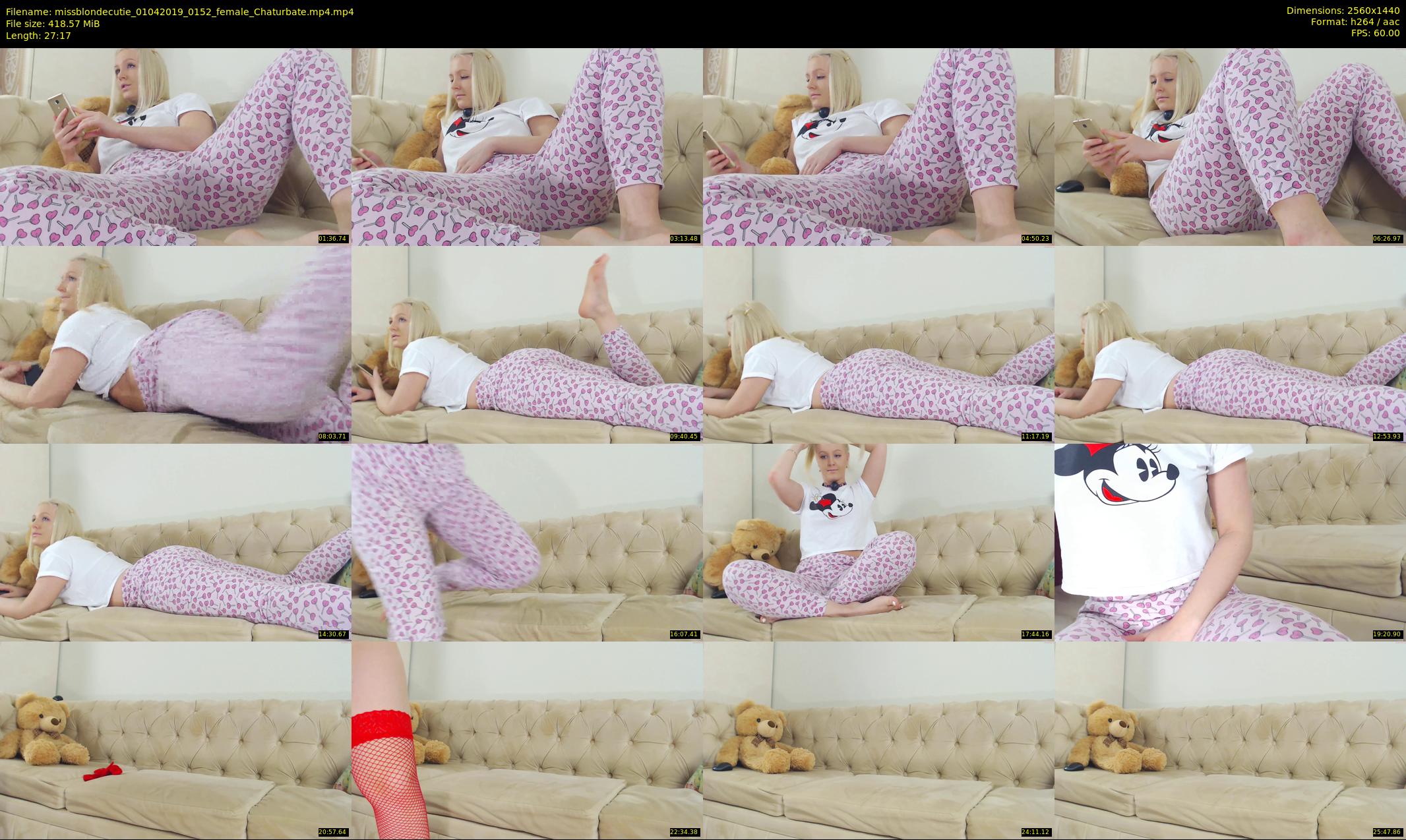 missblondecutie — 28 minute Chaturbate female cam show recording, 1080p, Apr 1, 2019