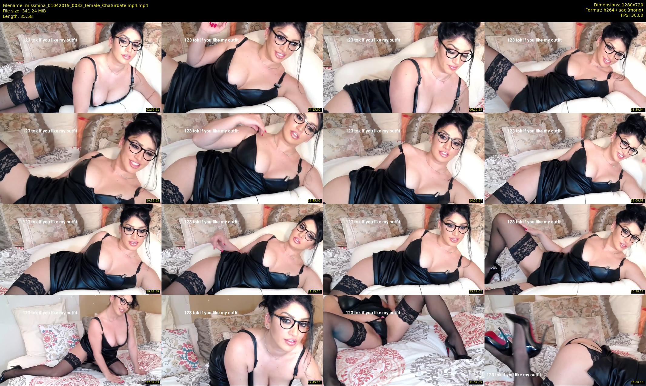 missmina — 36 minute Chaturbate female cam show recording, 720p, Apr 1, 2019