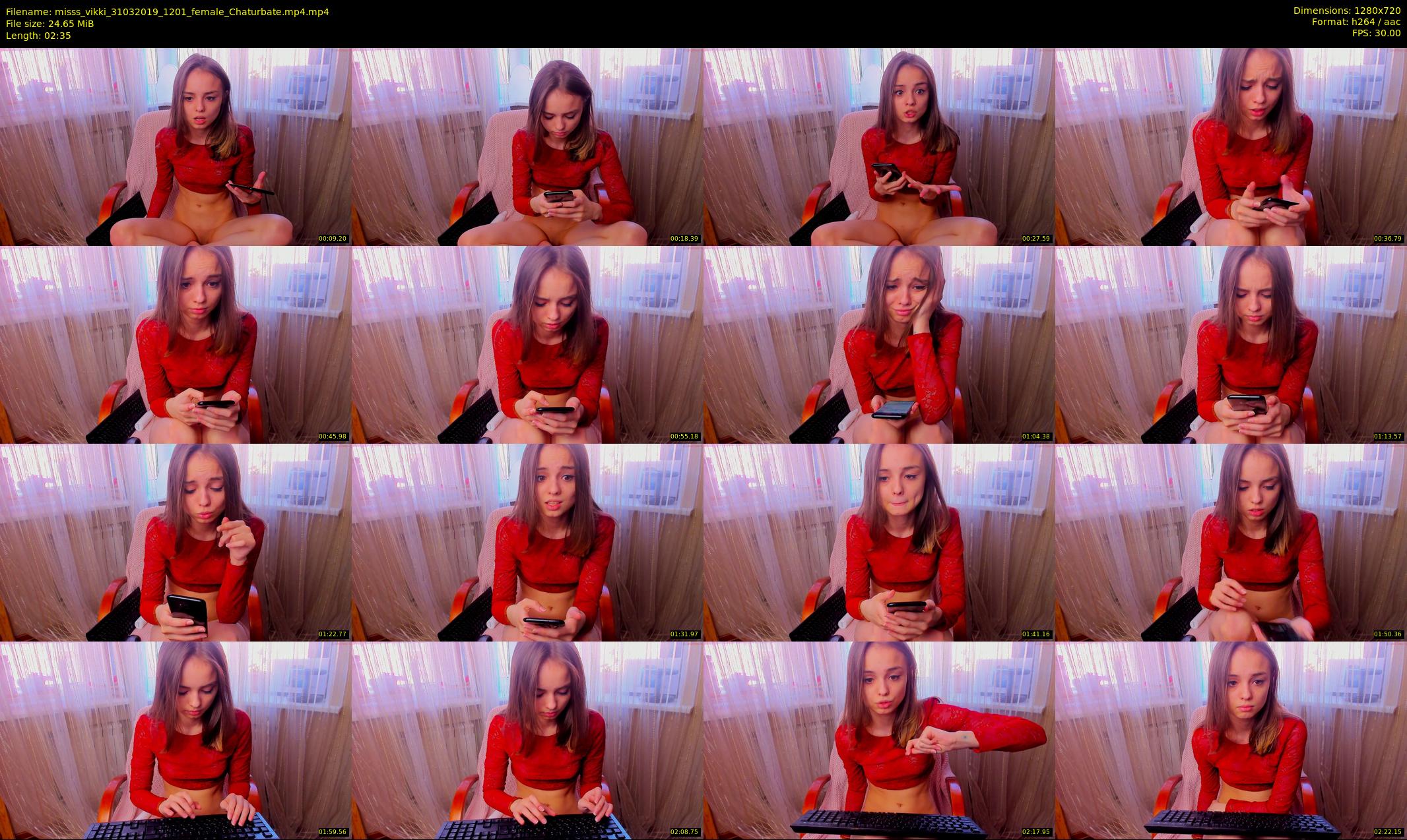 misss_vikki — 3 minute Chaturbate female cam show recording, 720p, Mar 31, 2019