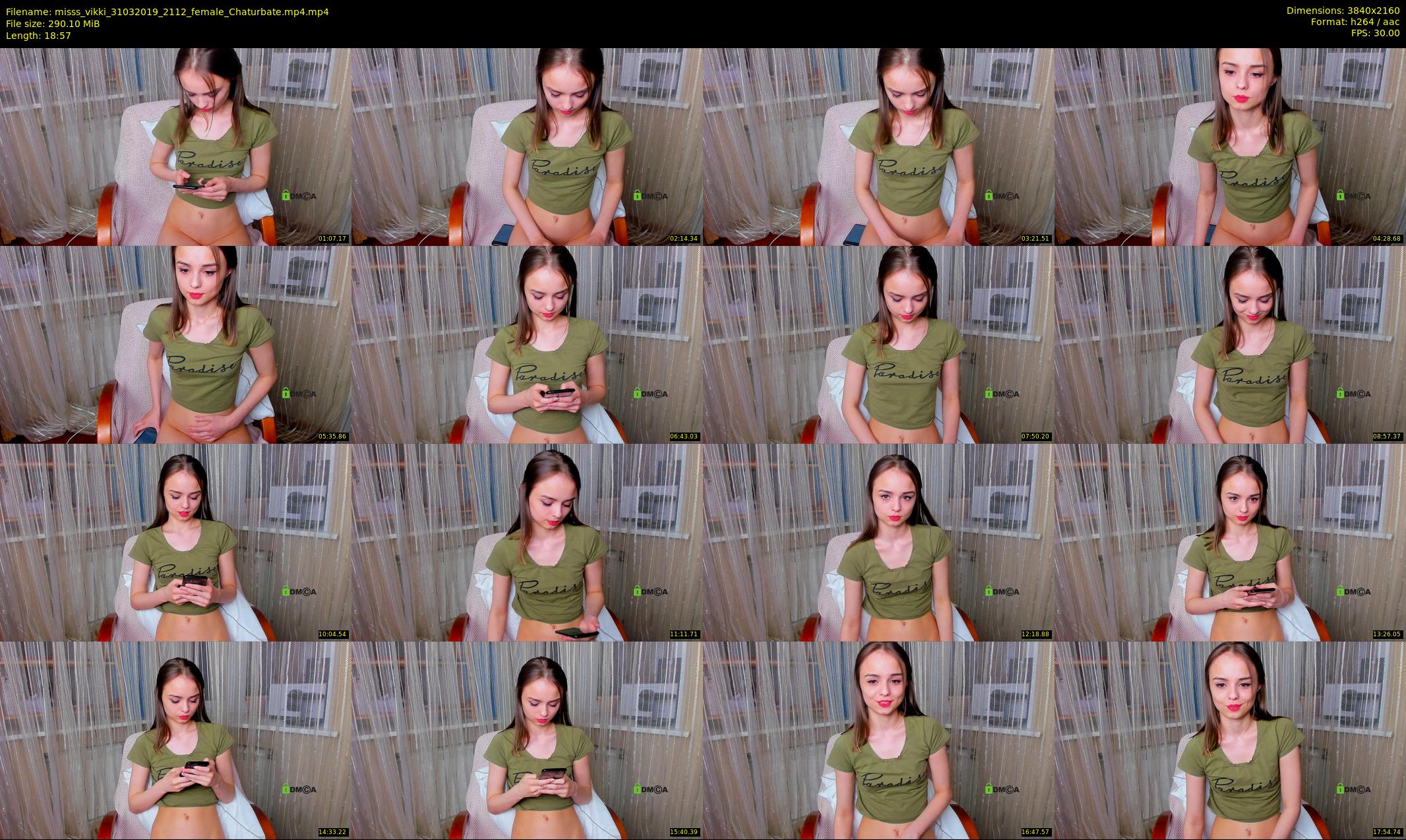 misss_vikki — 19 minute Chaturbate female cam show recording, 4K, Mar 31, 2019