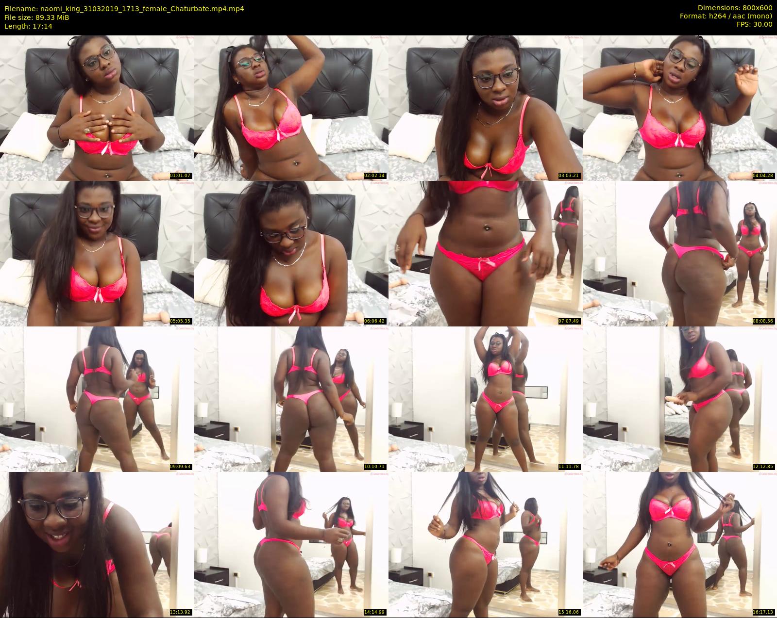 naomi_king — 18 minute Chaturbate female cam show recording, 480p, Mar 31, 2019