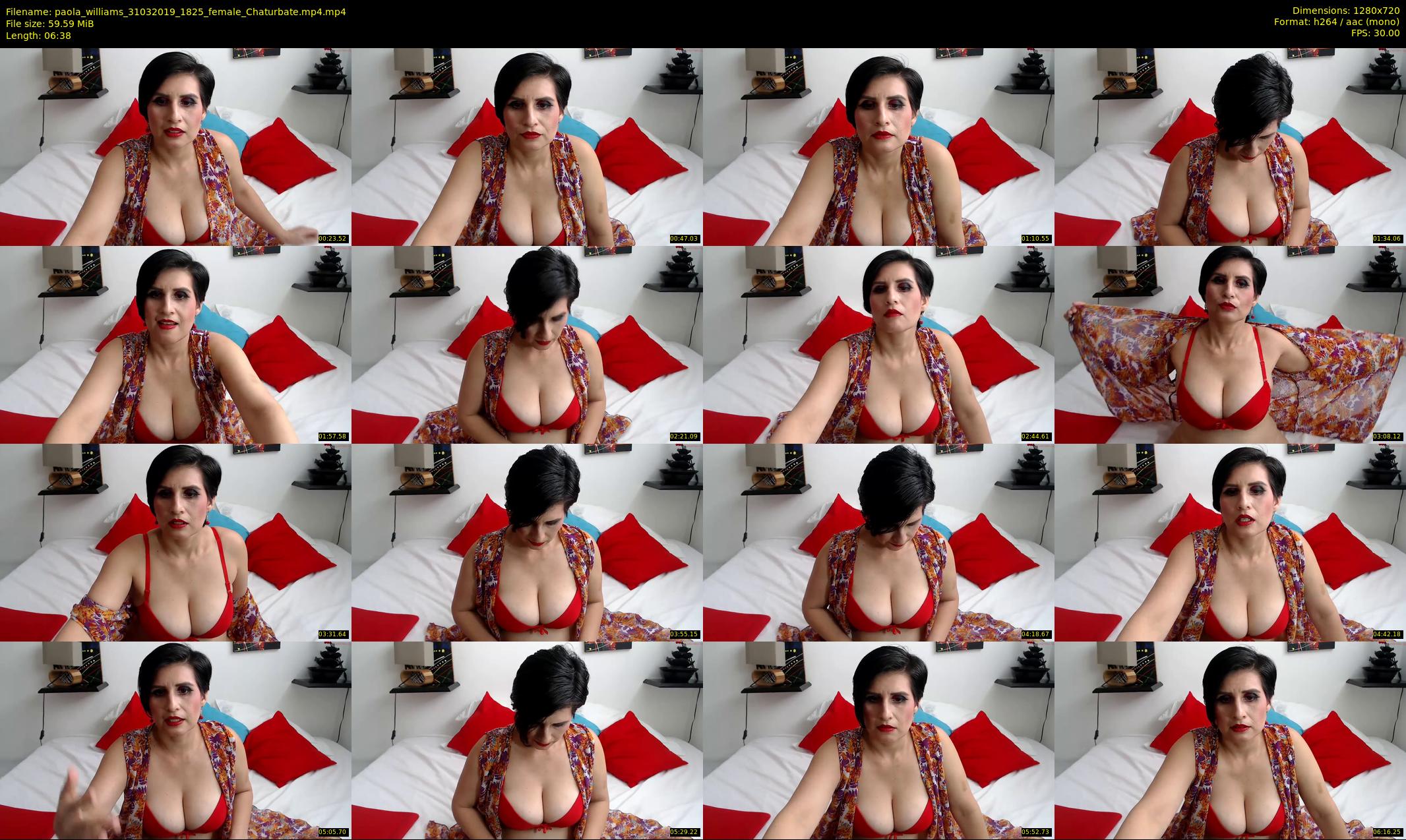 paola_williams — 7 minute Chaturbate female cam show recording, 720p, Mar 31, 2019
