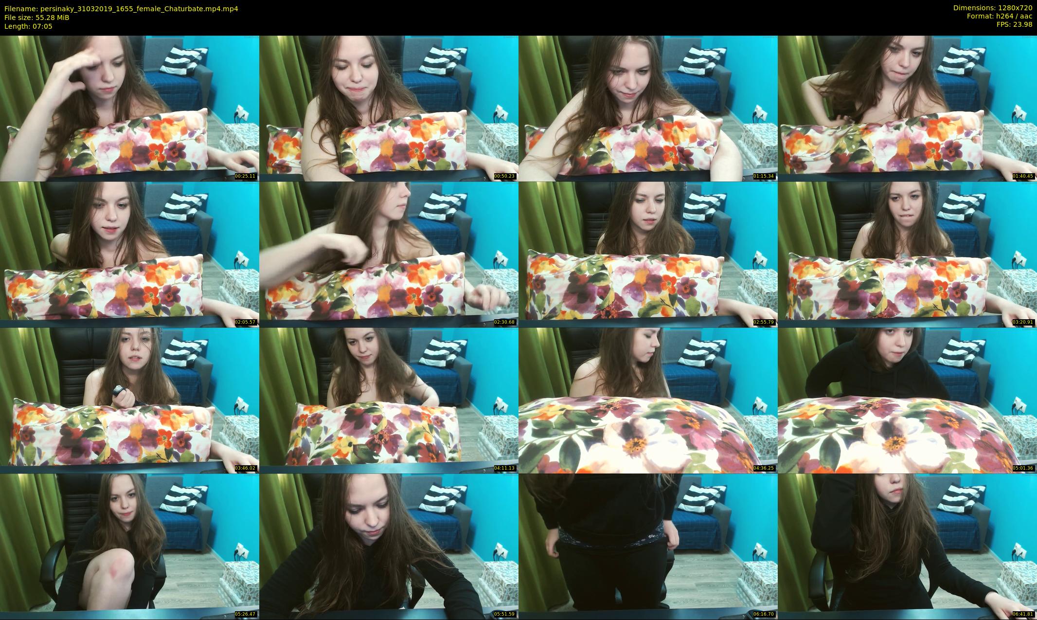 persinaky — 8 minute Chaturbate female cam show recording, 720p, Mar 31, 2019