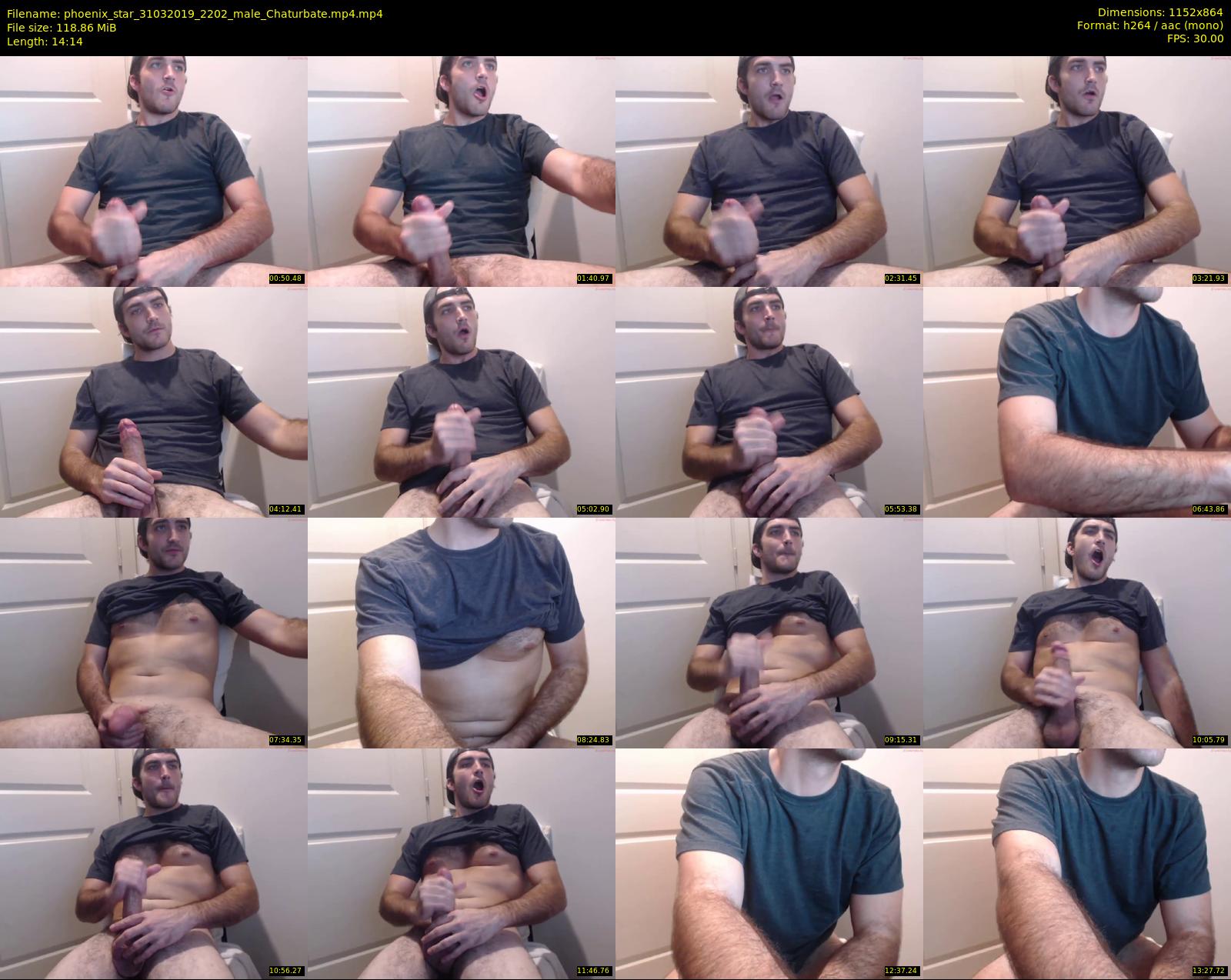 phoenix_star — 15 minute Chaturbate male cam show recording, 720p, Mar 31, 2019